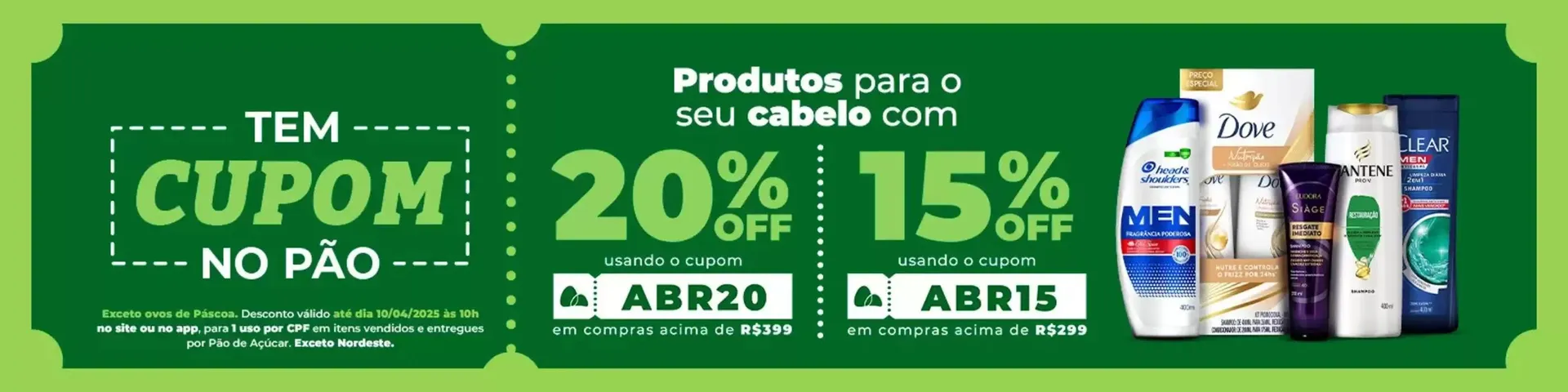 Encarte de Tem Cupom No Pão 10 de abril até 24 de abril 2025 - Pagina 6