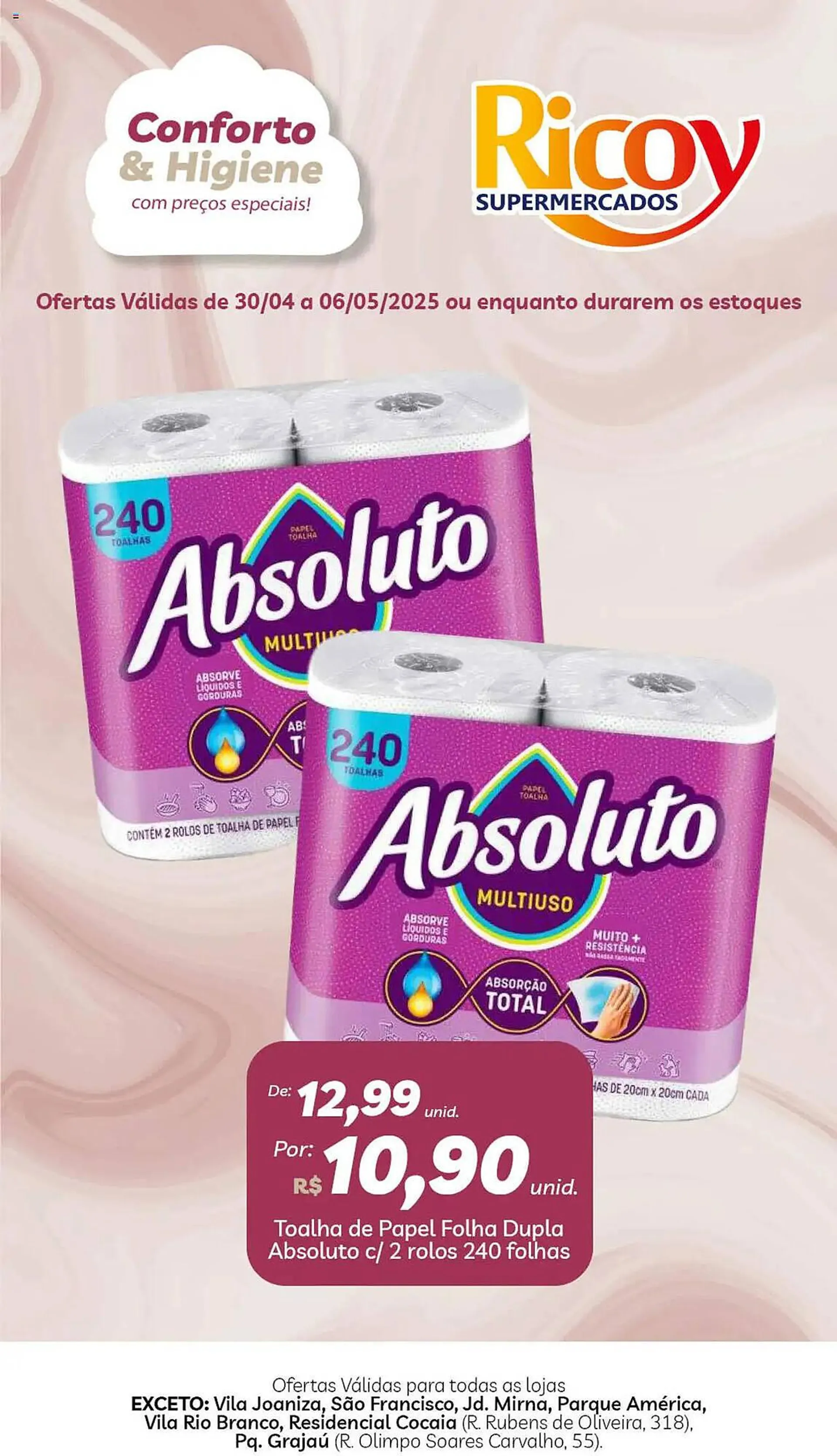 Encarte de Catálogo Ricoy Supermercados 30 de abril até 6 de maio 2025 - Pagina 1