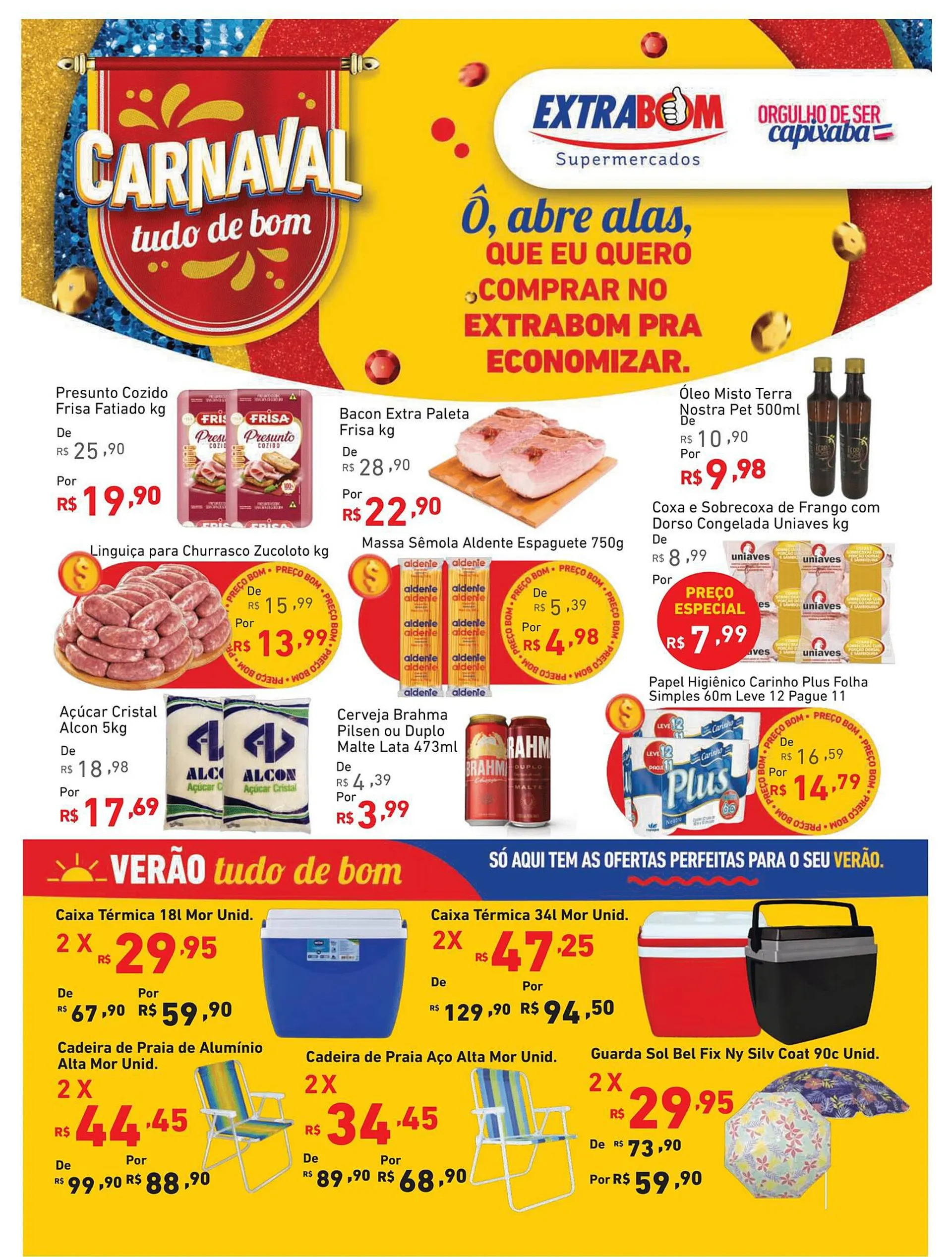 Encarte de Catálogo Extrabom Supermercados 1 de fevereiro até 14 de fevereiro 2024 - Pagina 