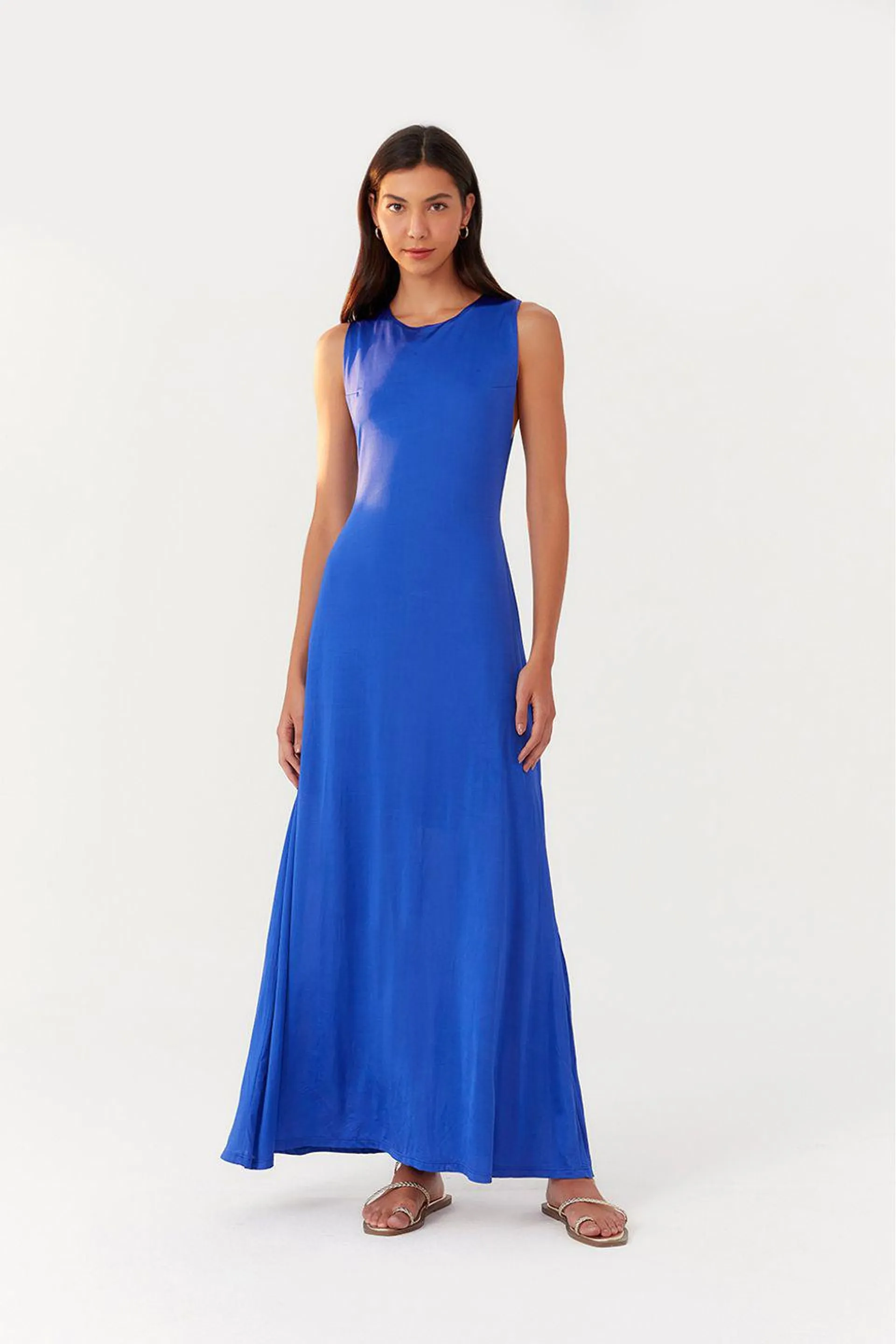 Vestido Jersey Costas Vazada
