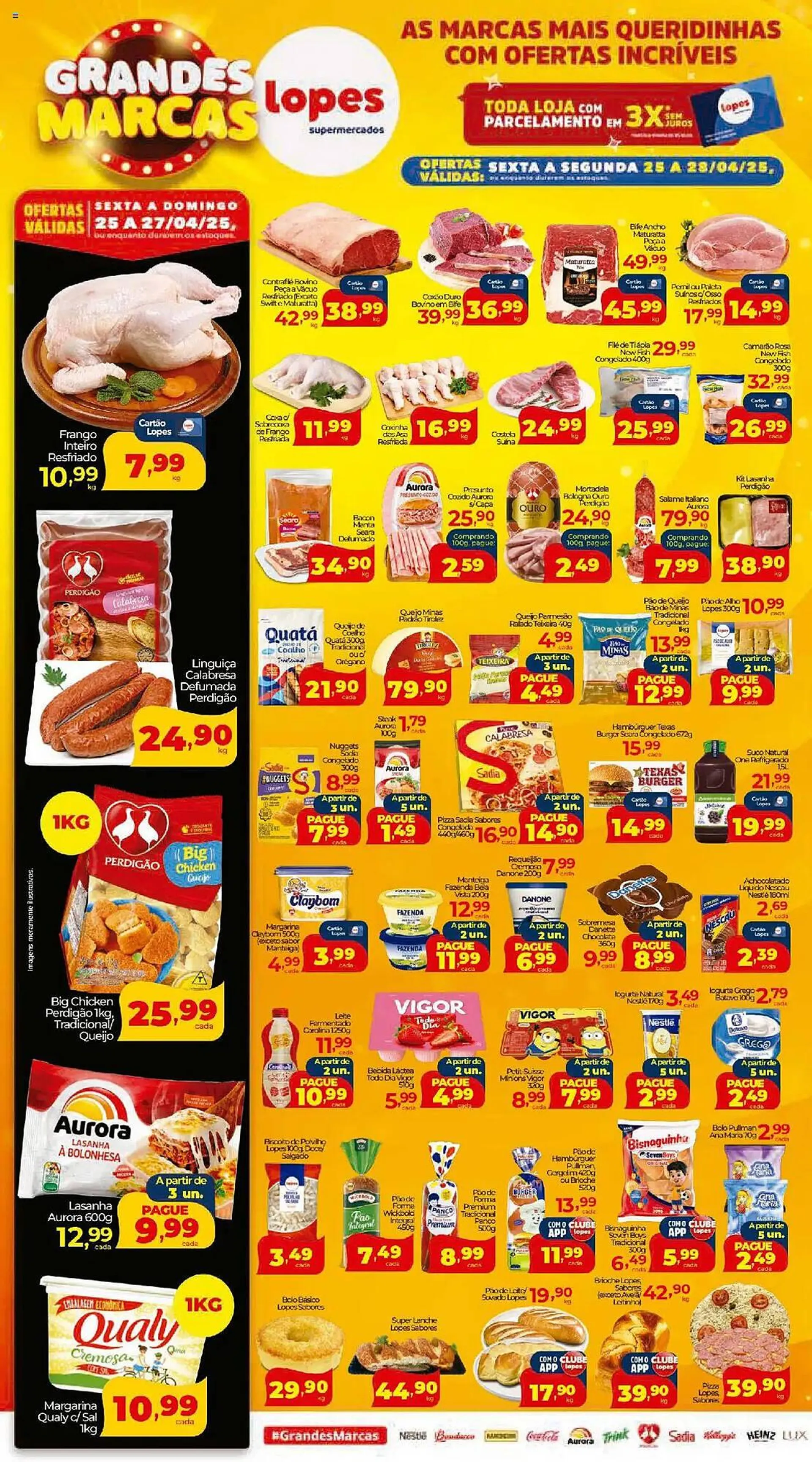 Encarte de Catálogo Lopes Supermercados 25 de abril até 28 de abril 2025 - Pagina 2