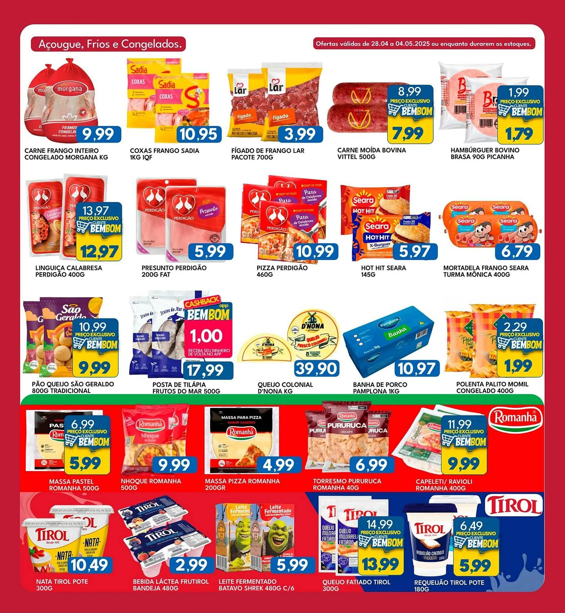 Encarte de Catálogo Rancho Bom Supermercados 28 de abril até 4 de maio 2025 - Pagina 5