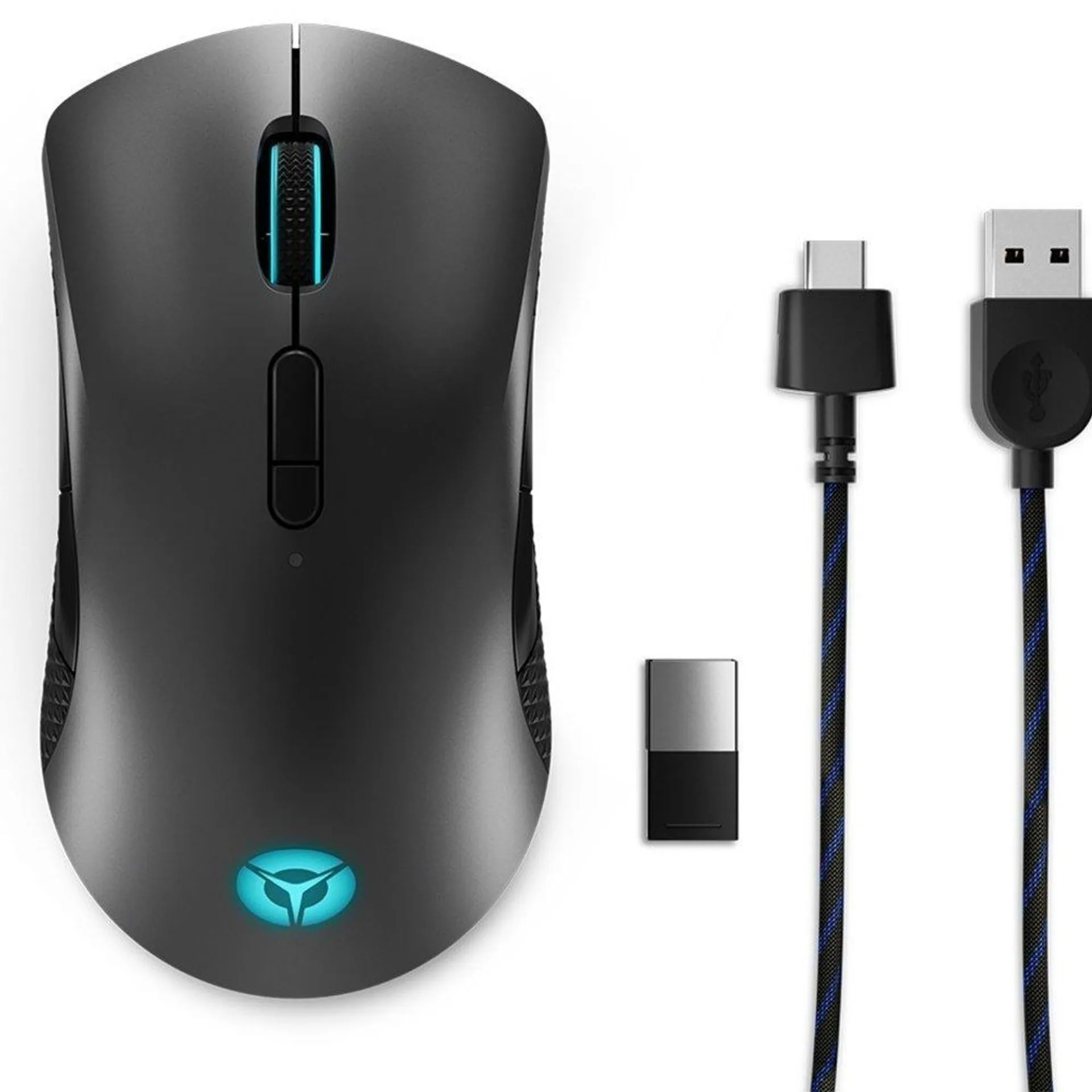 Mouse Gamer Sem Fio Lenovo Legion M600 16.000DPI Preto