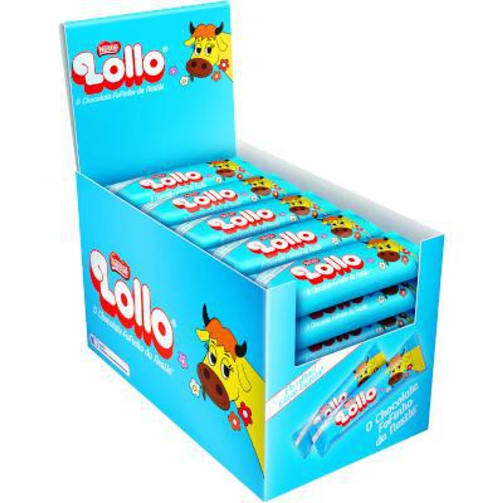 Chocolate Recheado com Leite Maltado caixa 30 unidades de 28g - Nestlé/Lollo