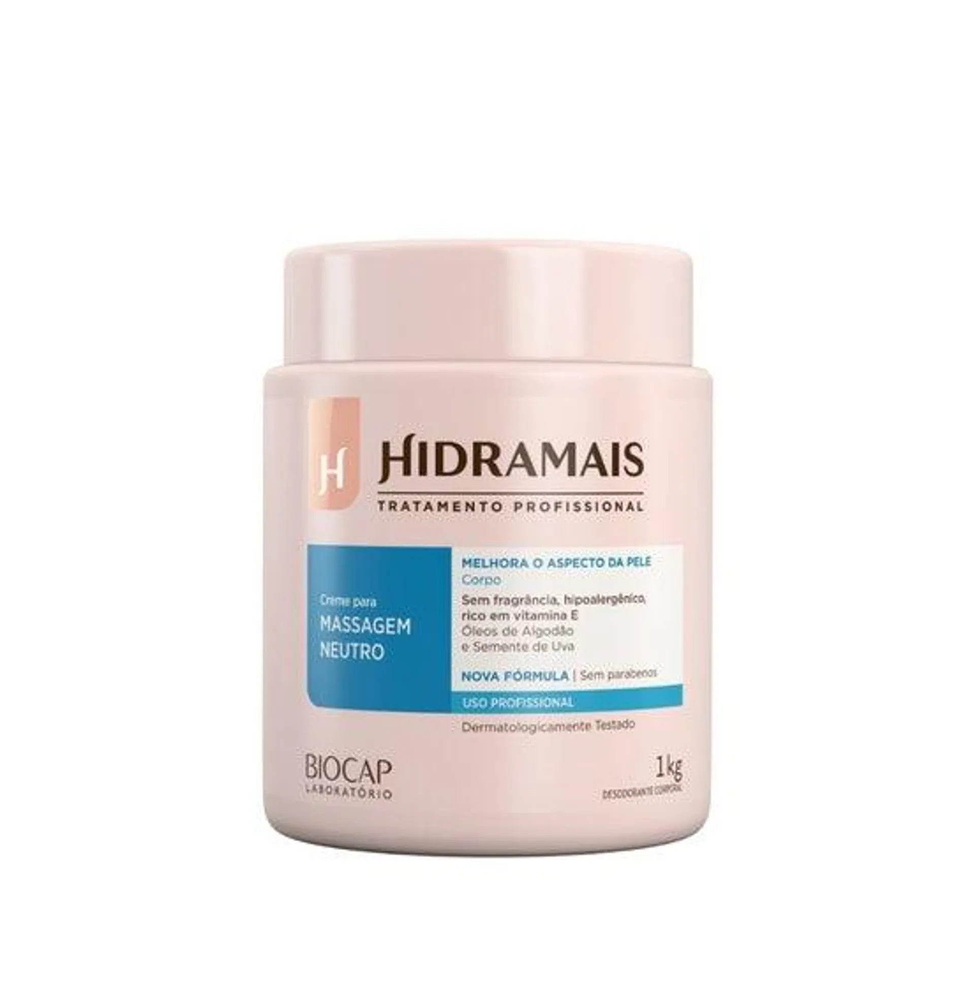 Creme Para Massagem Hidramais Neutro 1Kg