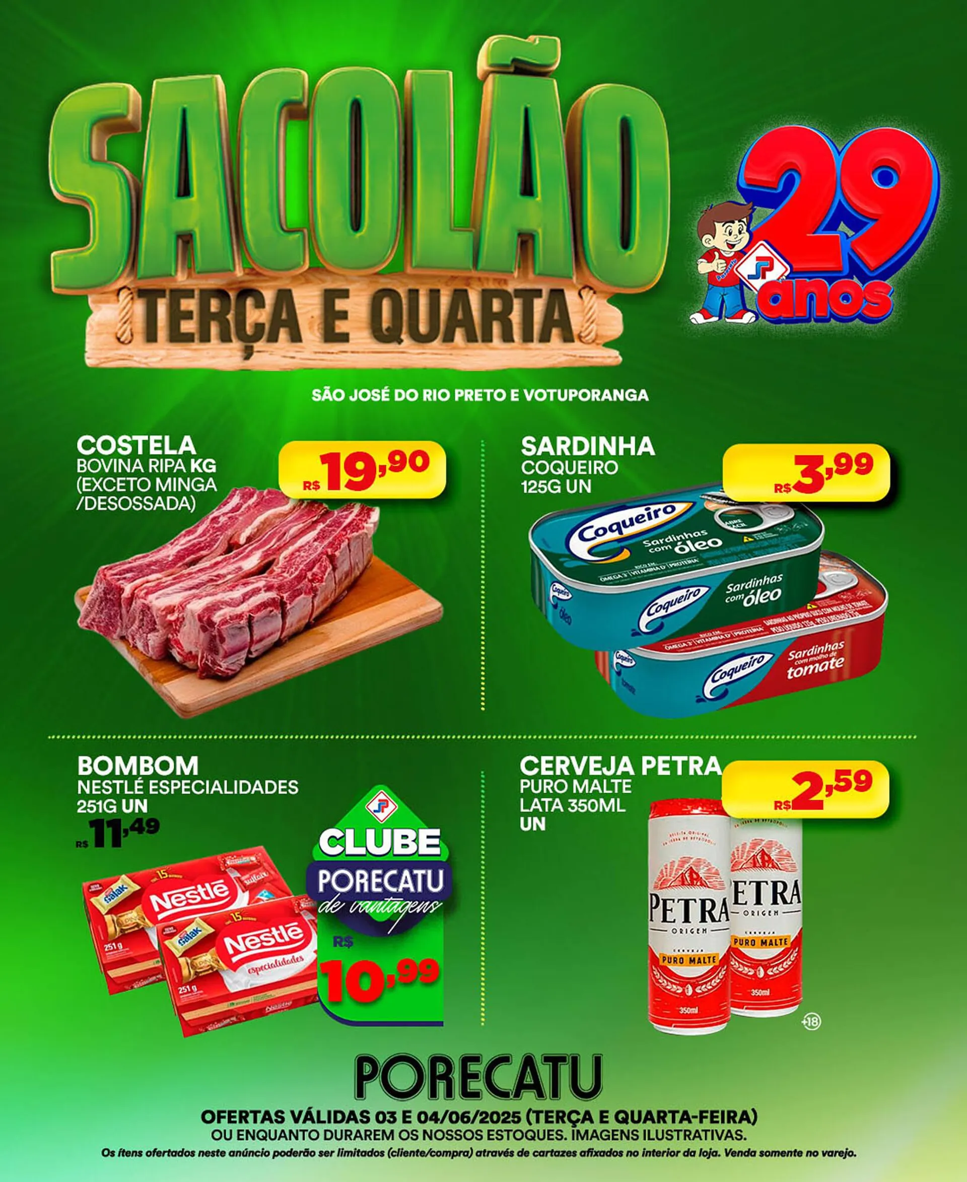 Encarte de Catálogo Supermercado Porecatu 3 de junho até 4 de junho 2025 - Pagina 2