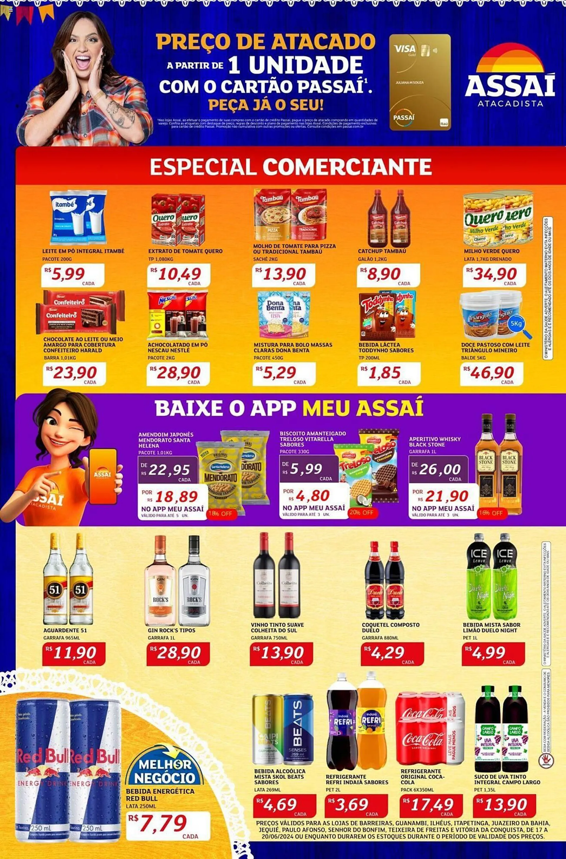 Encarte de Catálogo Assaí Atacadista 17 de junho até 20 de junho 2024 - Pagina 2