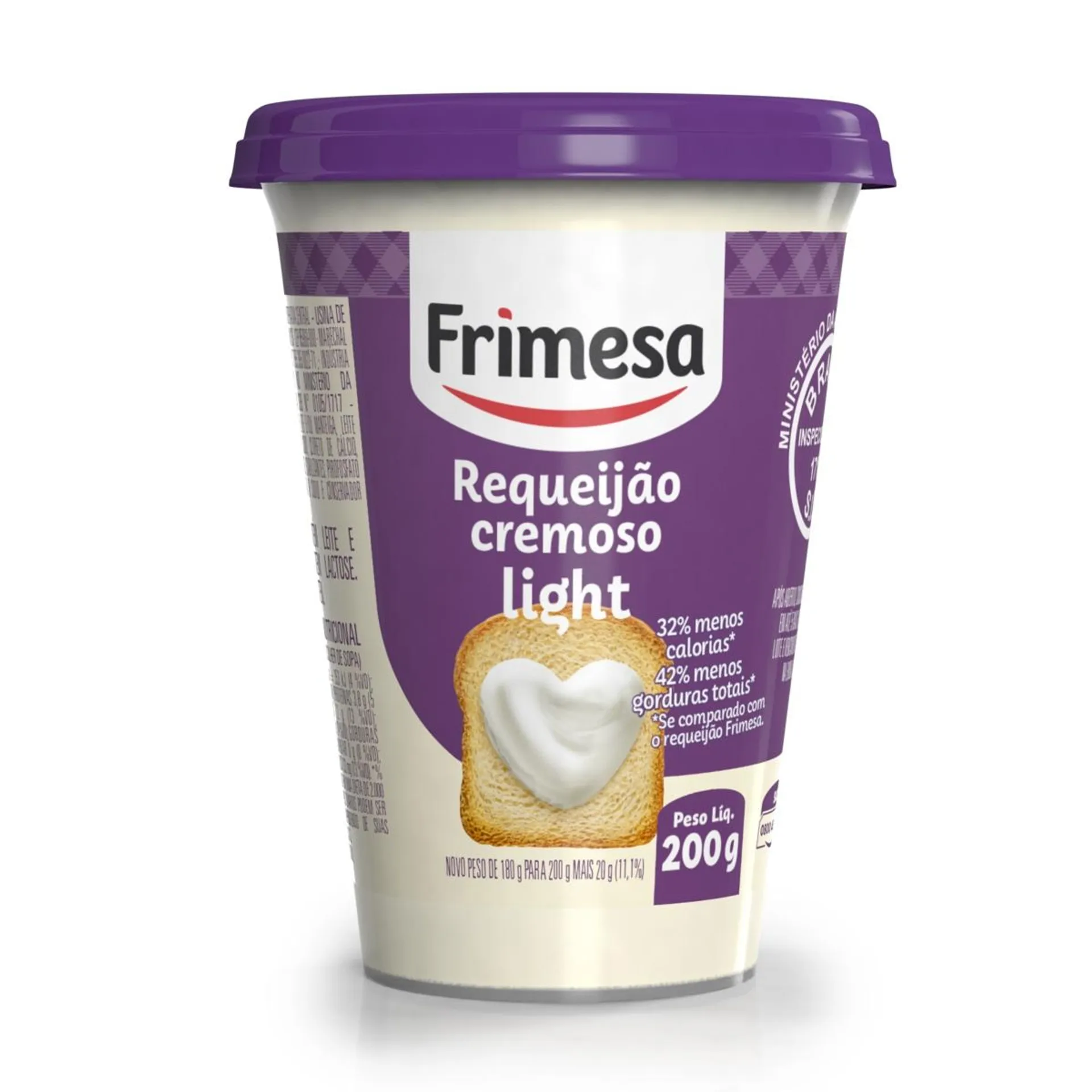 Requeijão Frimesa Light Copo 200g