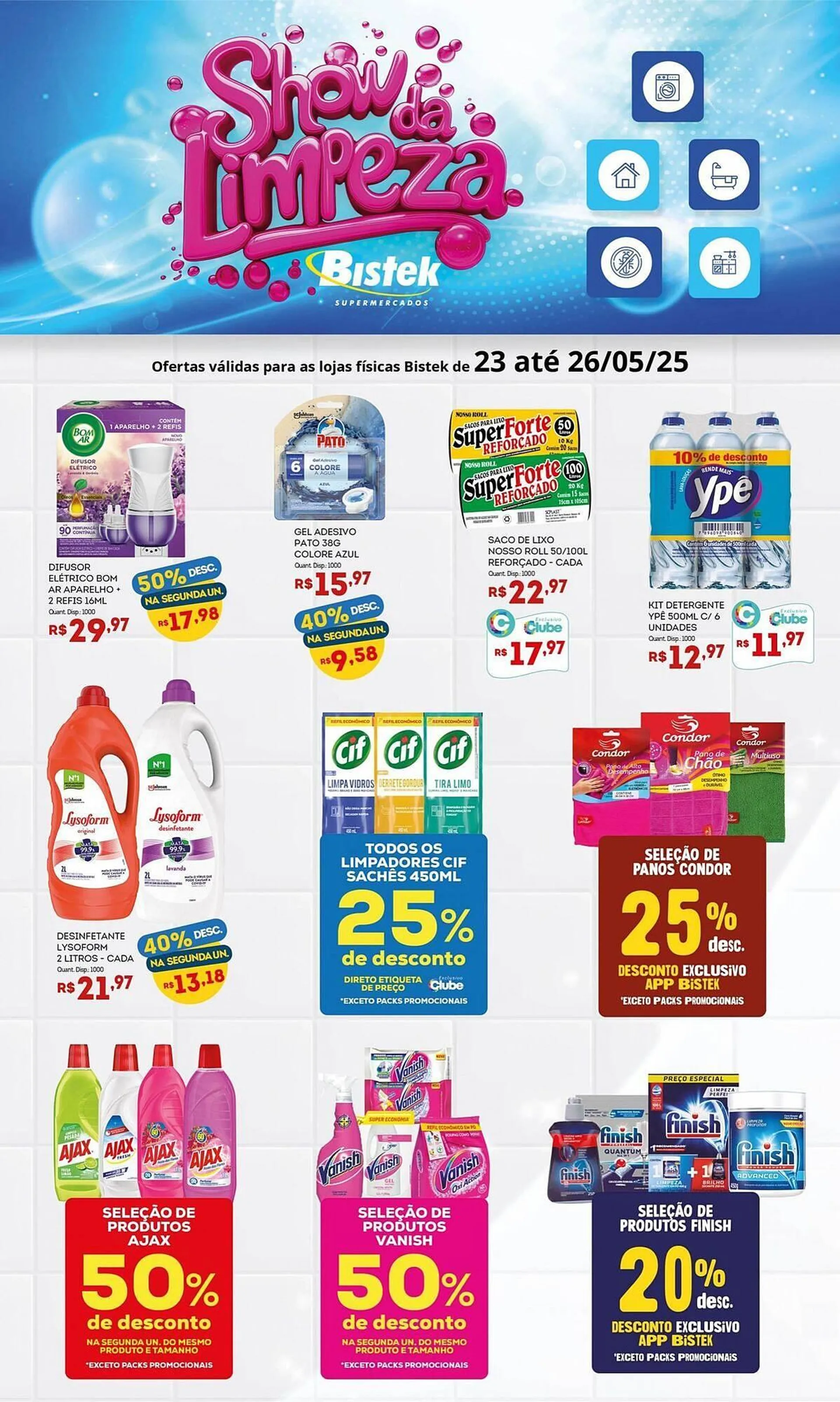 Encarte de Catálogo Bistek Supermercados 23 de maio até 26 de maio 2025 - Pagina 2