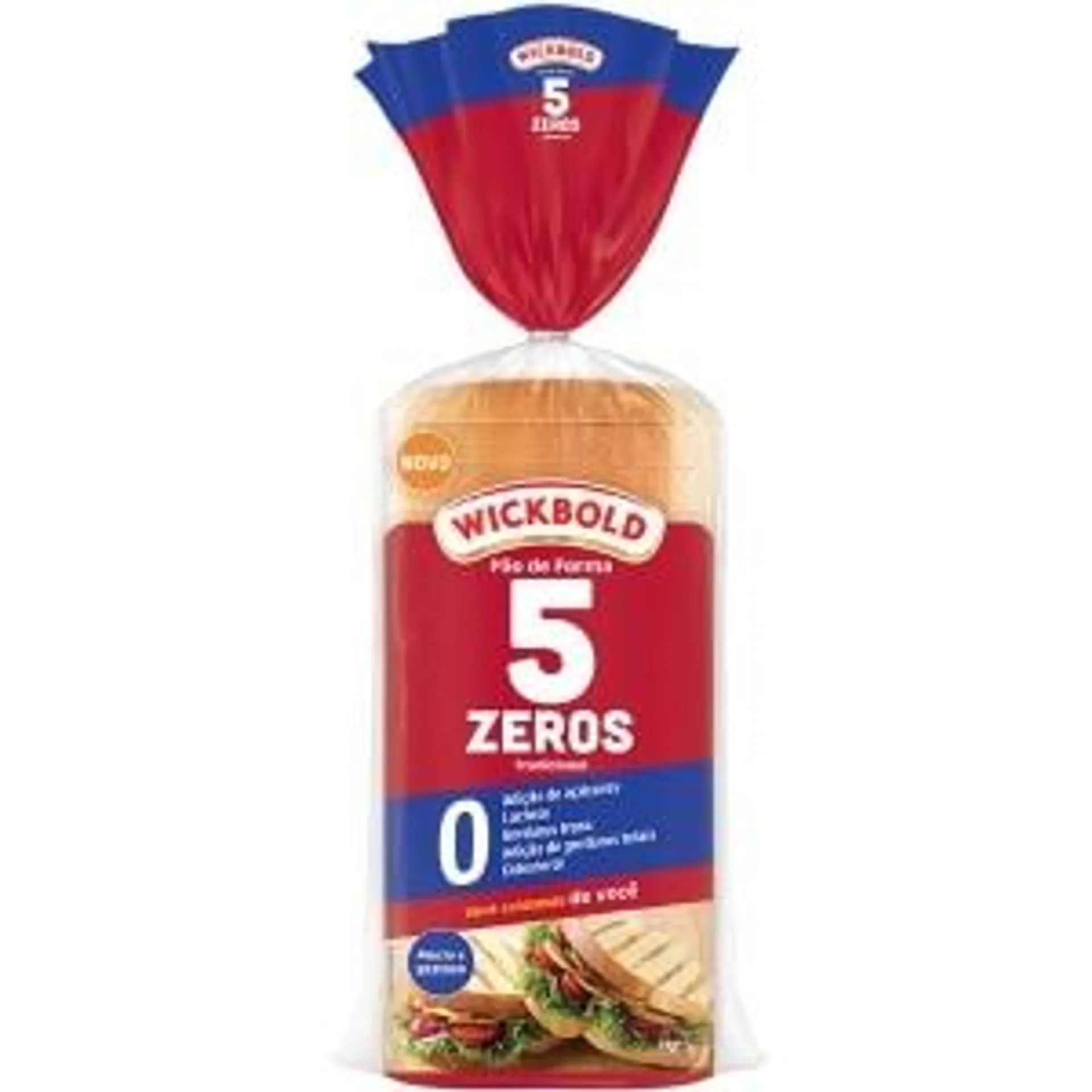 Pão de Forma Wickbold 5 Zeros Tradicional 350g