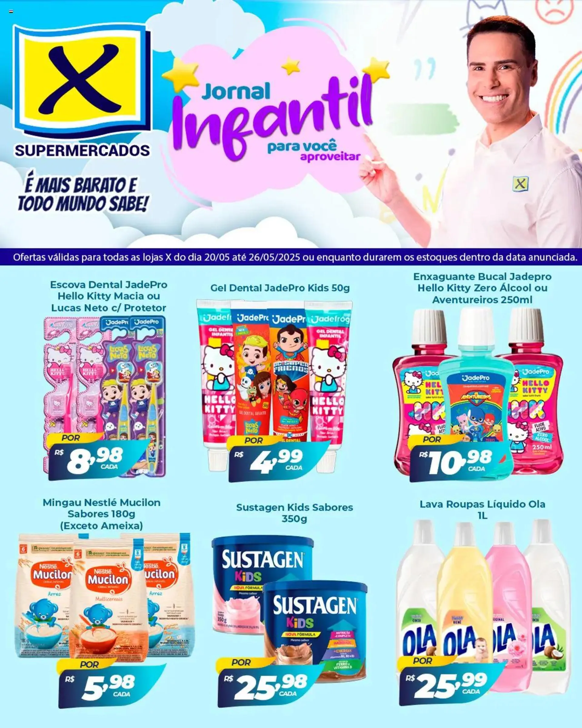 Encarte de X Supermercados - Ofertas Infantil 20 de maio até 26 de maio 2025 - Pagina 2