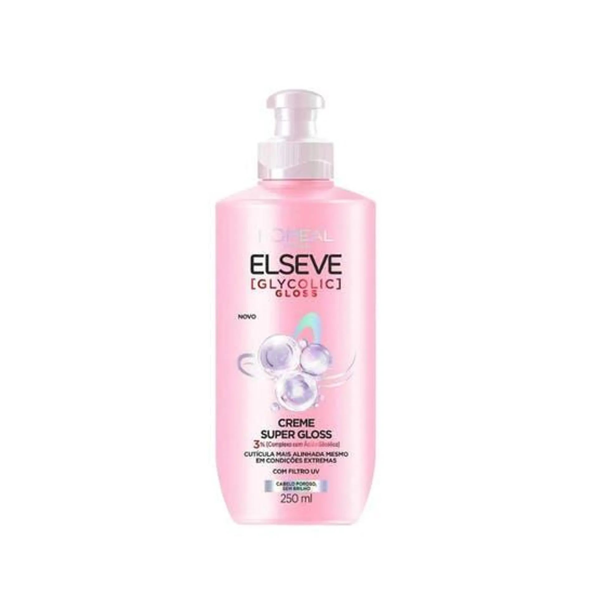 Creme para Pentear Elseve Glycolic Gloss 250ml