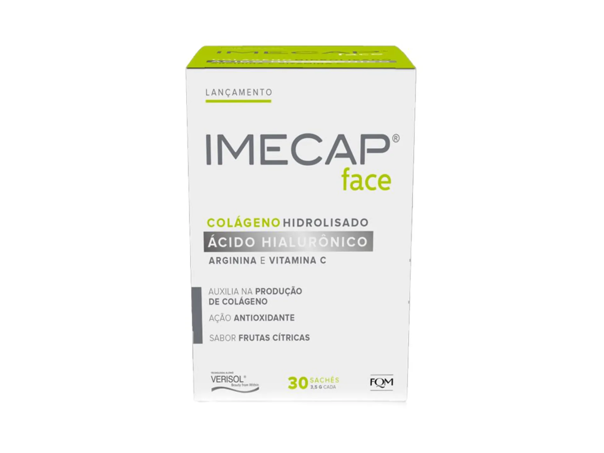 Imecap Face Colágeno Sabor Frutas Cítricas 30 Sachês 3,5g