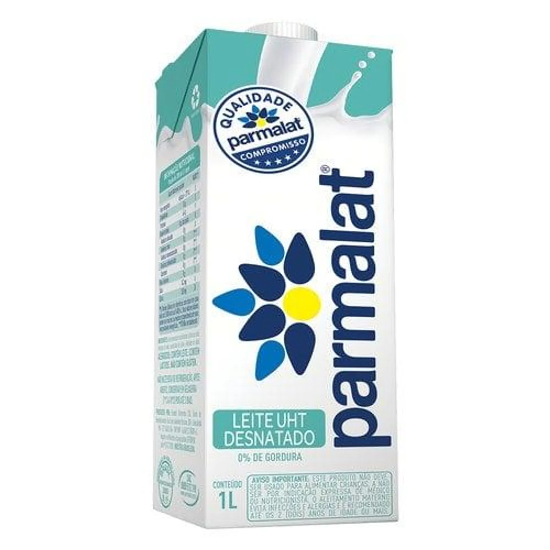 Leite UHT Parmalat Desnatado 1L