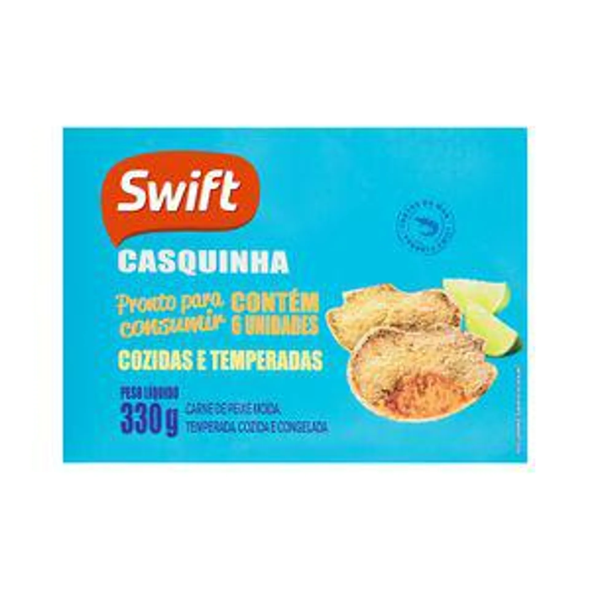 Casquinha Peixe Swift Temperada 330g