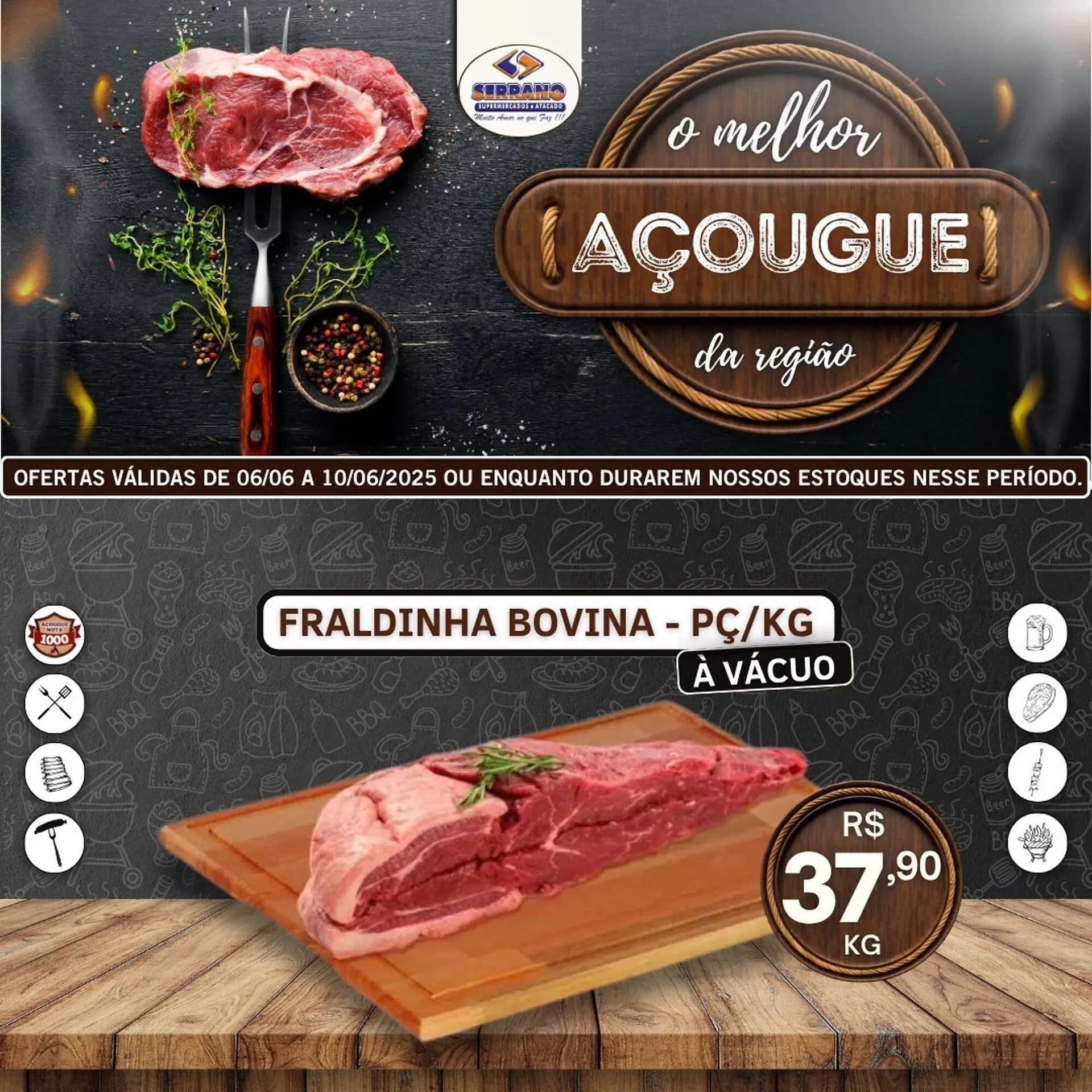 Encarte de Catálogo Serrano Supermercado 7 de junho até 10 de junho 2025 - Pagina 2
