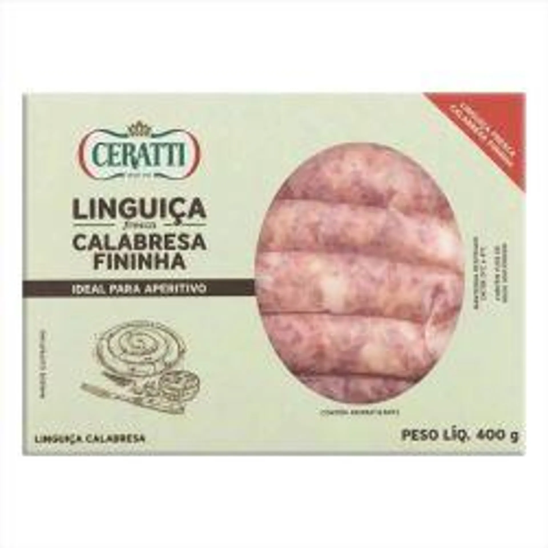 Linguica Calabresa Ceratti 370g