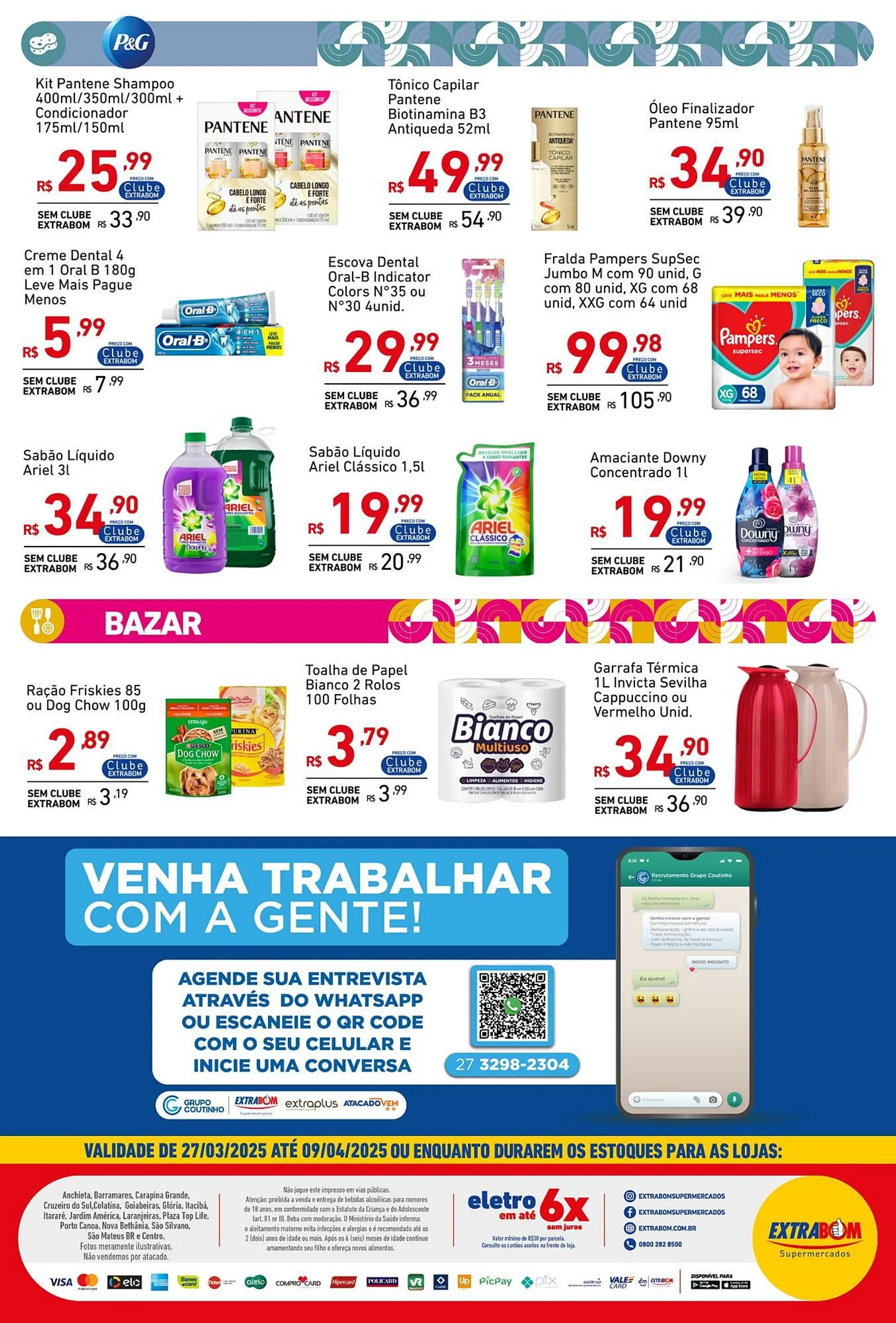 Encarte de Catálogo Extrabom Supermercados 27 de março até 9 de abril 2025 - Pagina 5