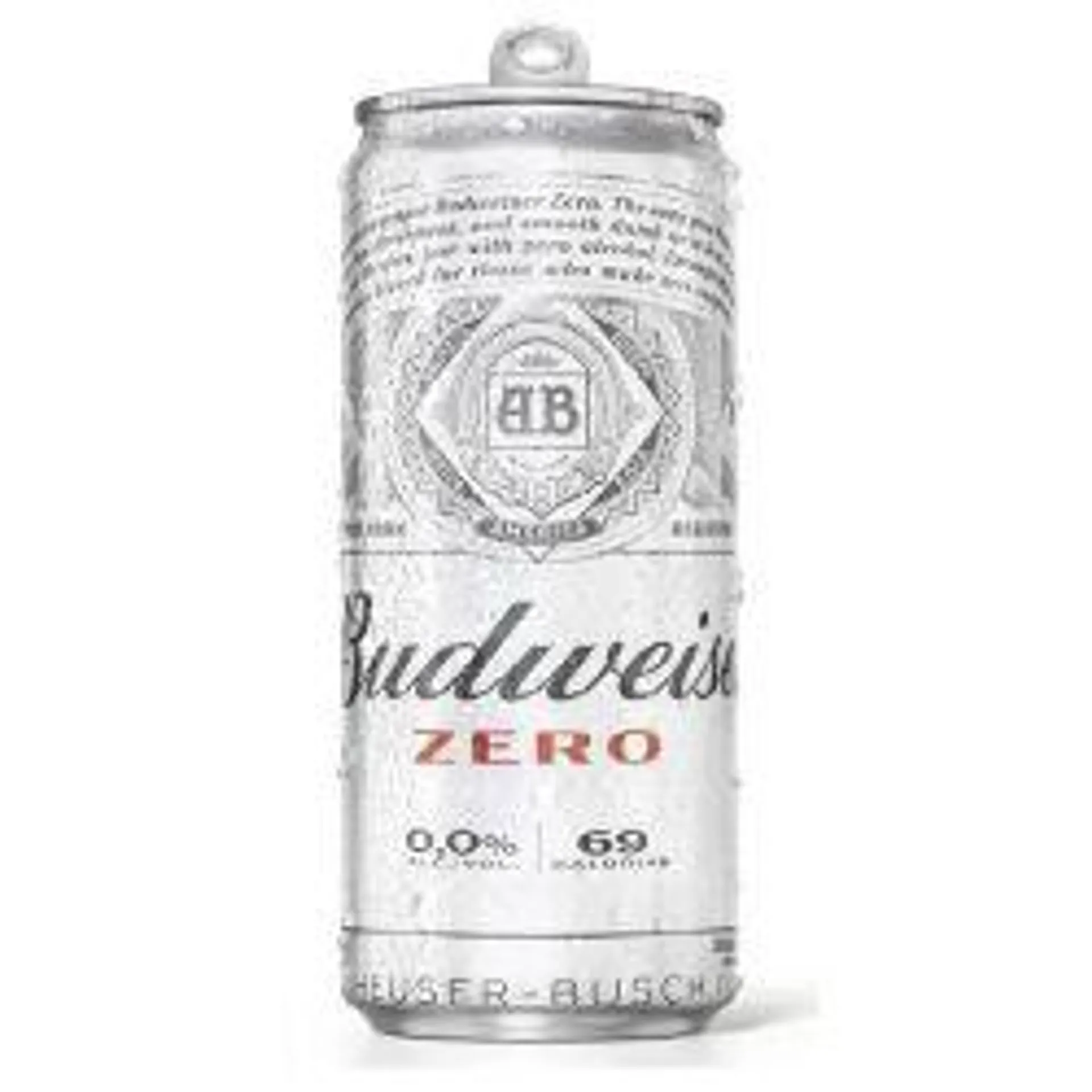 Cerveja Zero Álcool Budweiser Lata 350ml