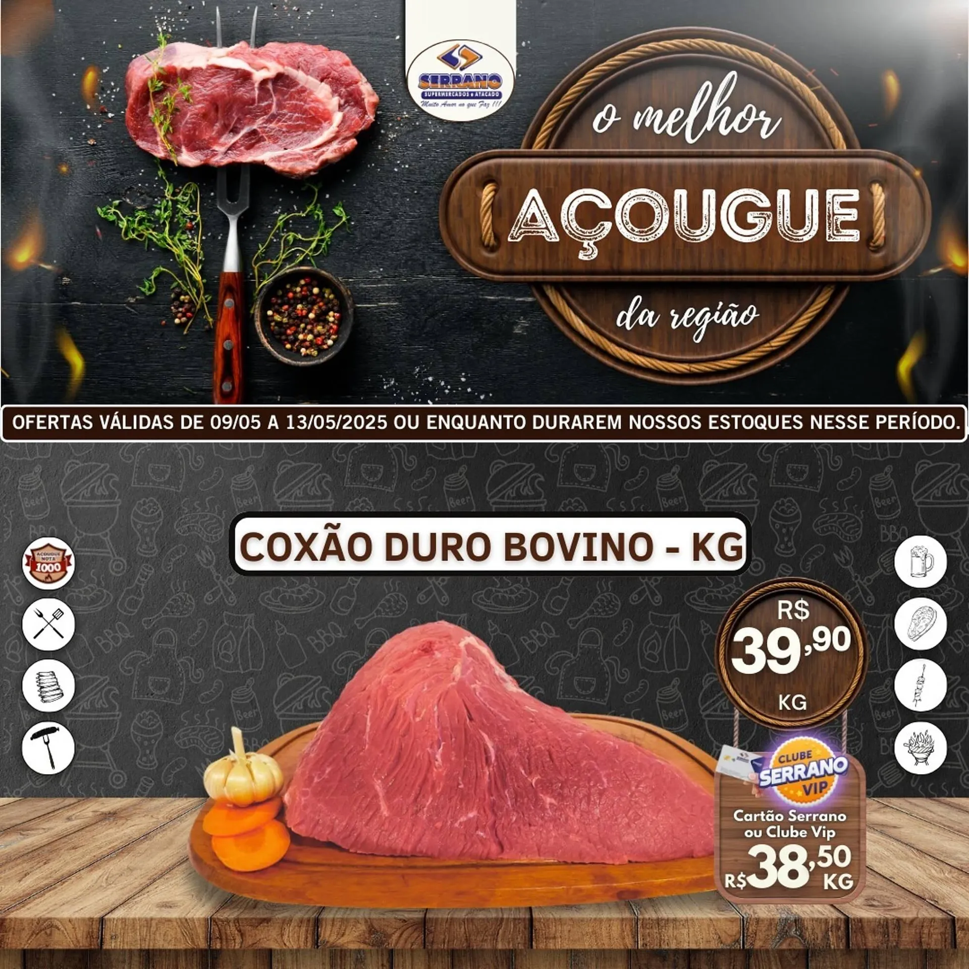 Encarte de Catálogo Serrano Supermercado 10 de maio até 13 de maio 2025 - Pagina 4