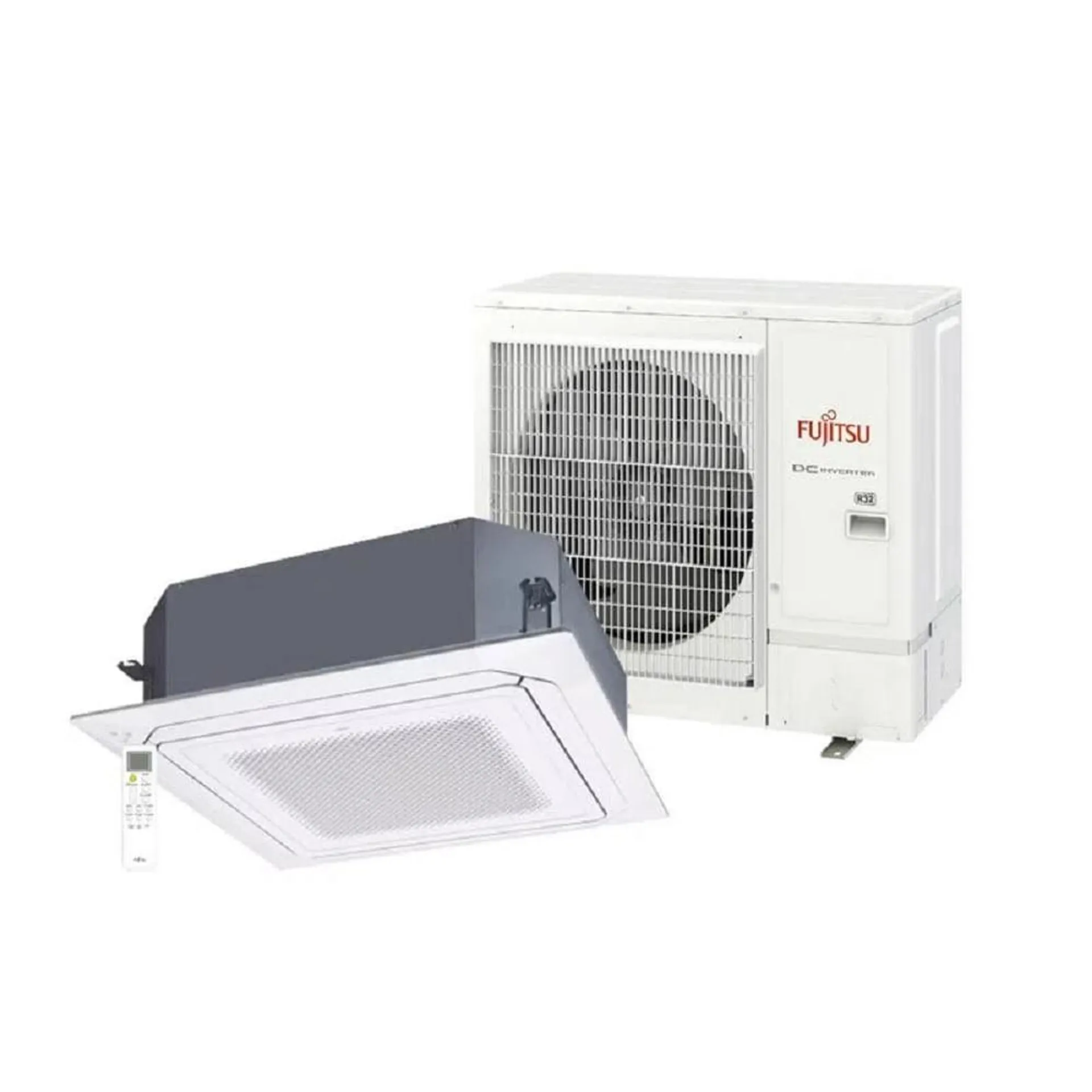 Ar Condicionado Split Cassete Inverter Fujitsu 36000 BTU/h Quente e Frio AUBH36KRLB - 220 Volts