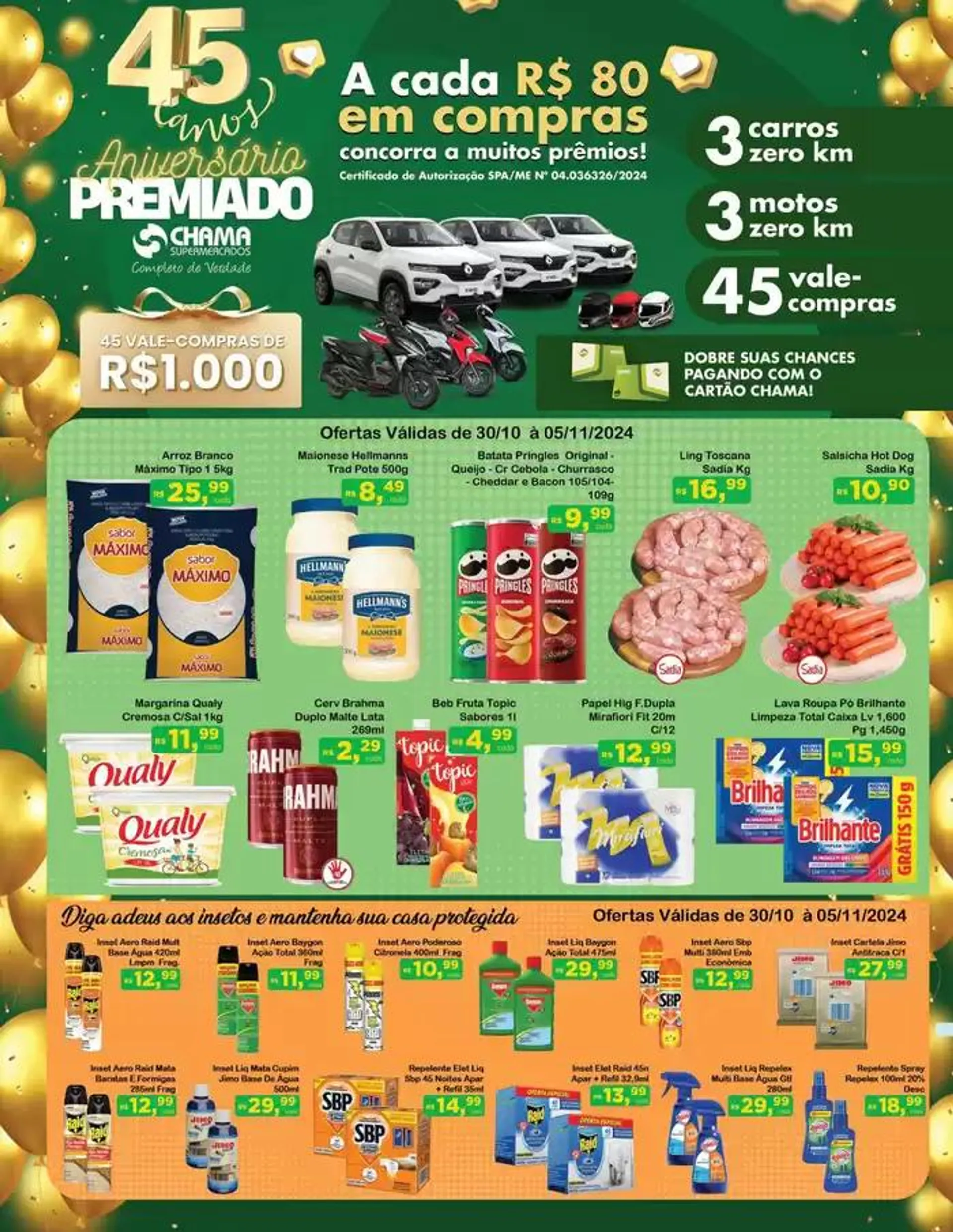 Tabloide de Ofertas Supermercado Chama - 1