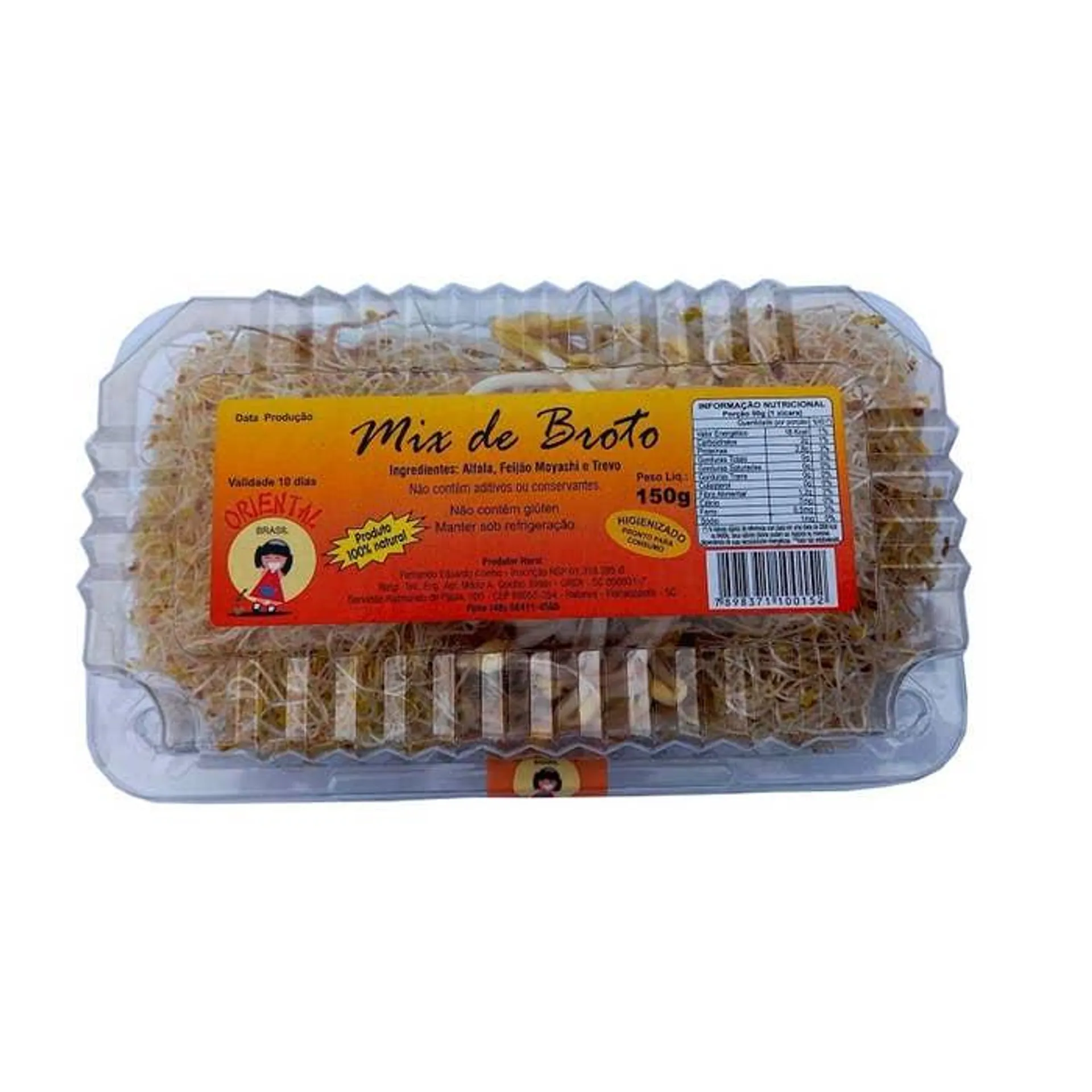 Mix De Broto Oriental Brasil 150g