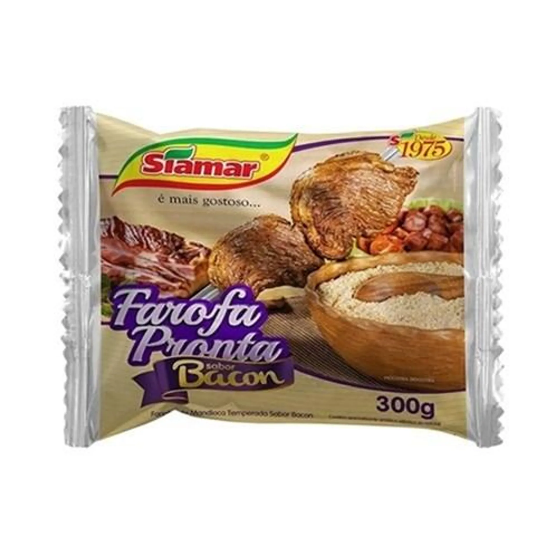 Farofa Siamar Bacon Pacote 300g