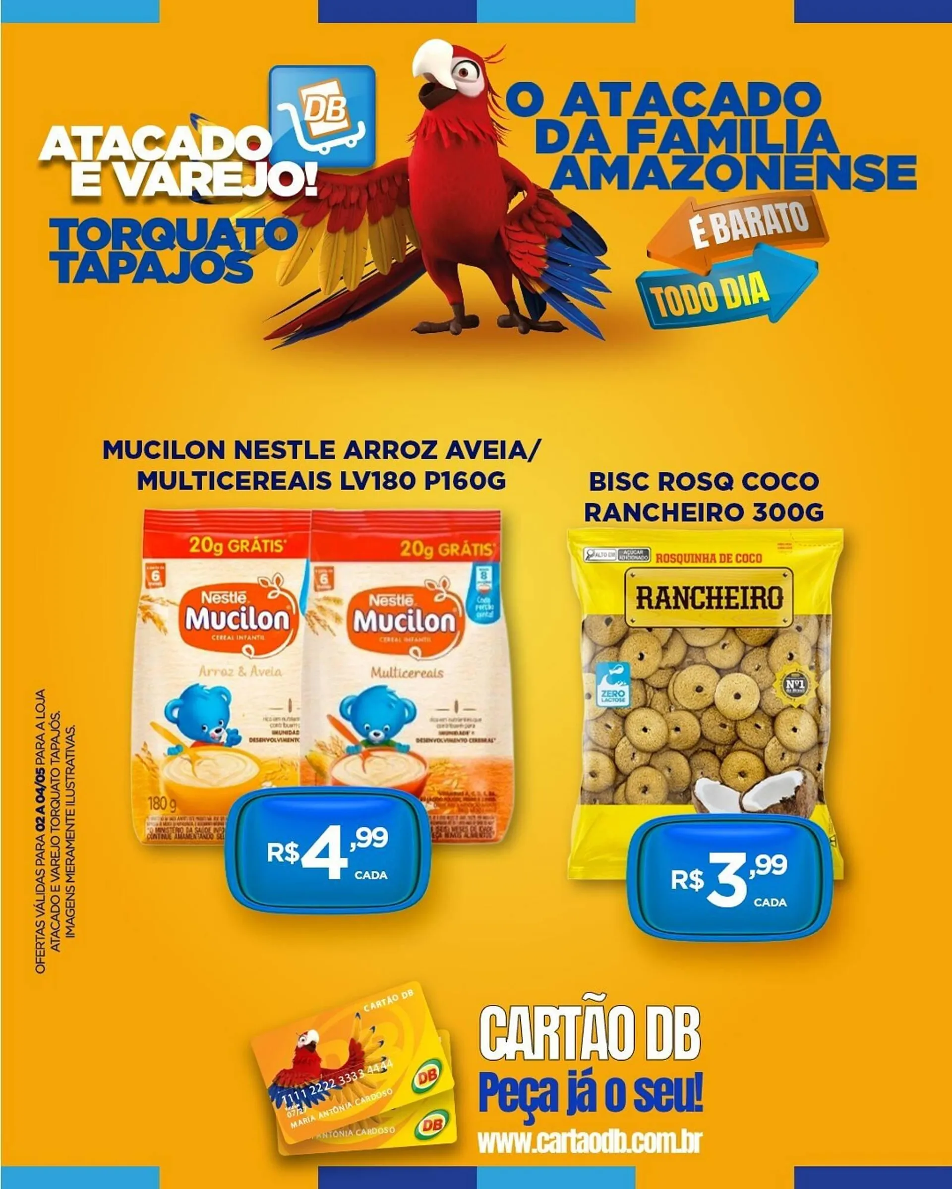 Encarte de Catálogo DB Supermercados 2 de maio até 4 de maio 2025 - Pagina 1