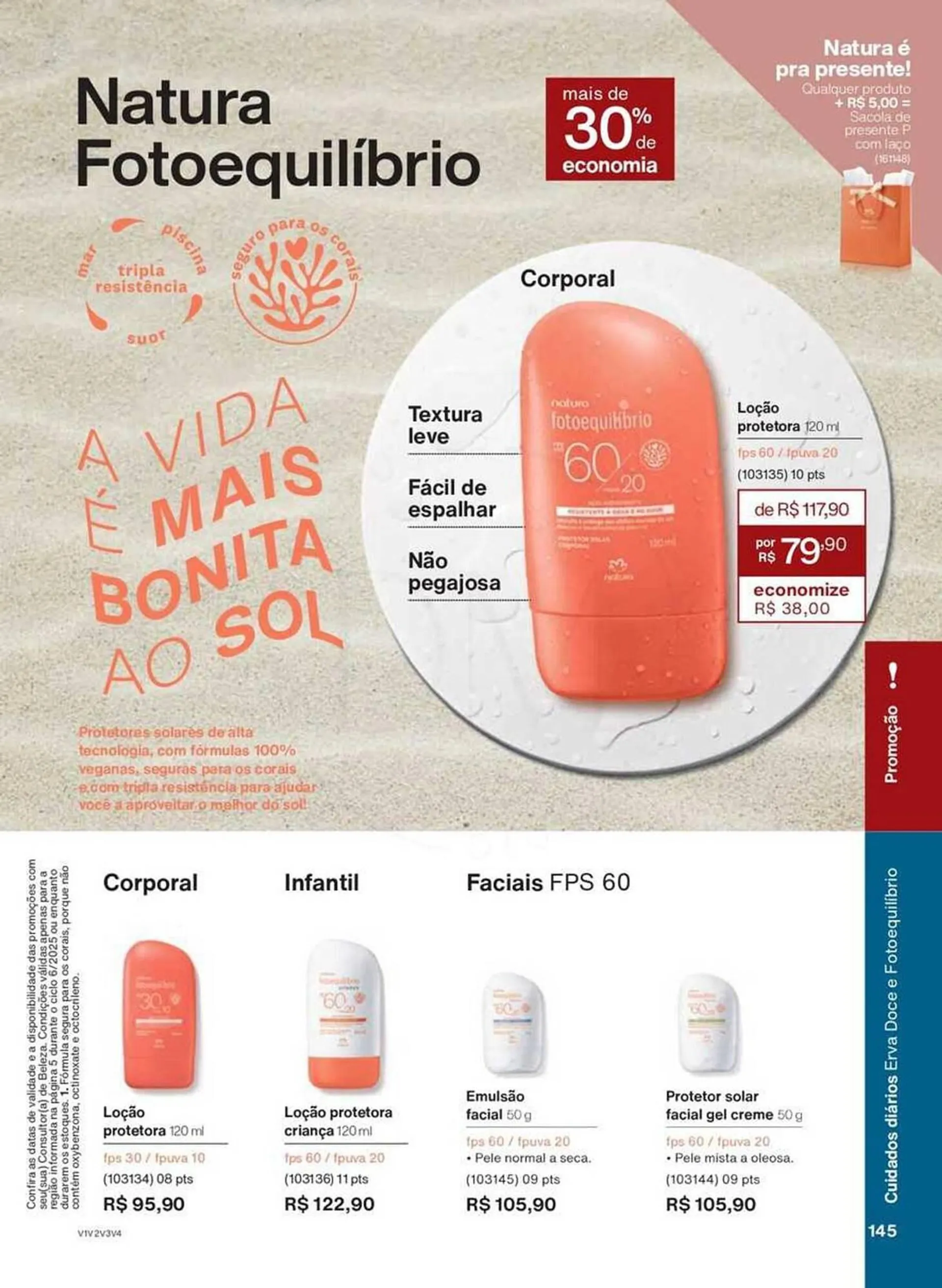 Encarte de Catálogo Natura 28 de abril até 31 de maio 2025 - Pagina 145