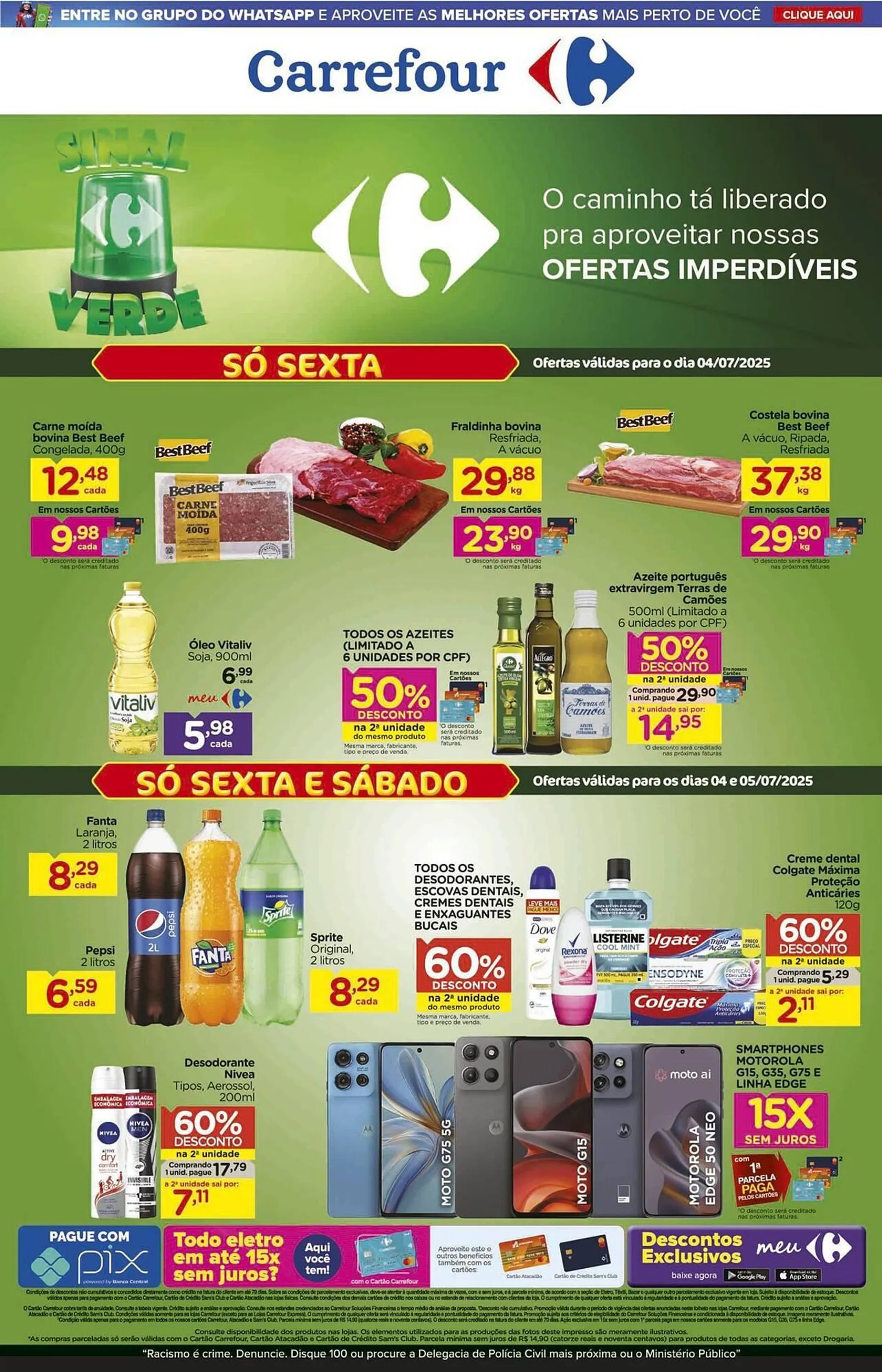 Encarte de Catálogo Carrefour 4 de julho até 10 de julho 2025 - Pagina 1