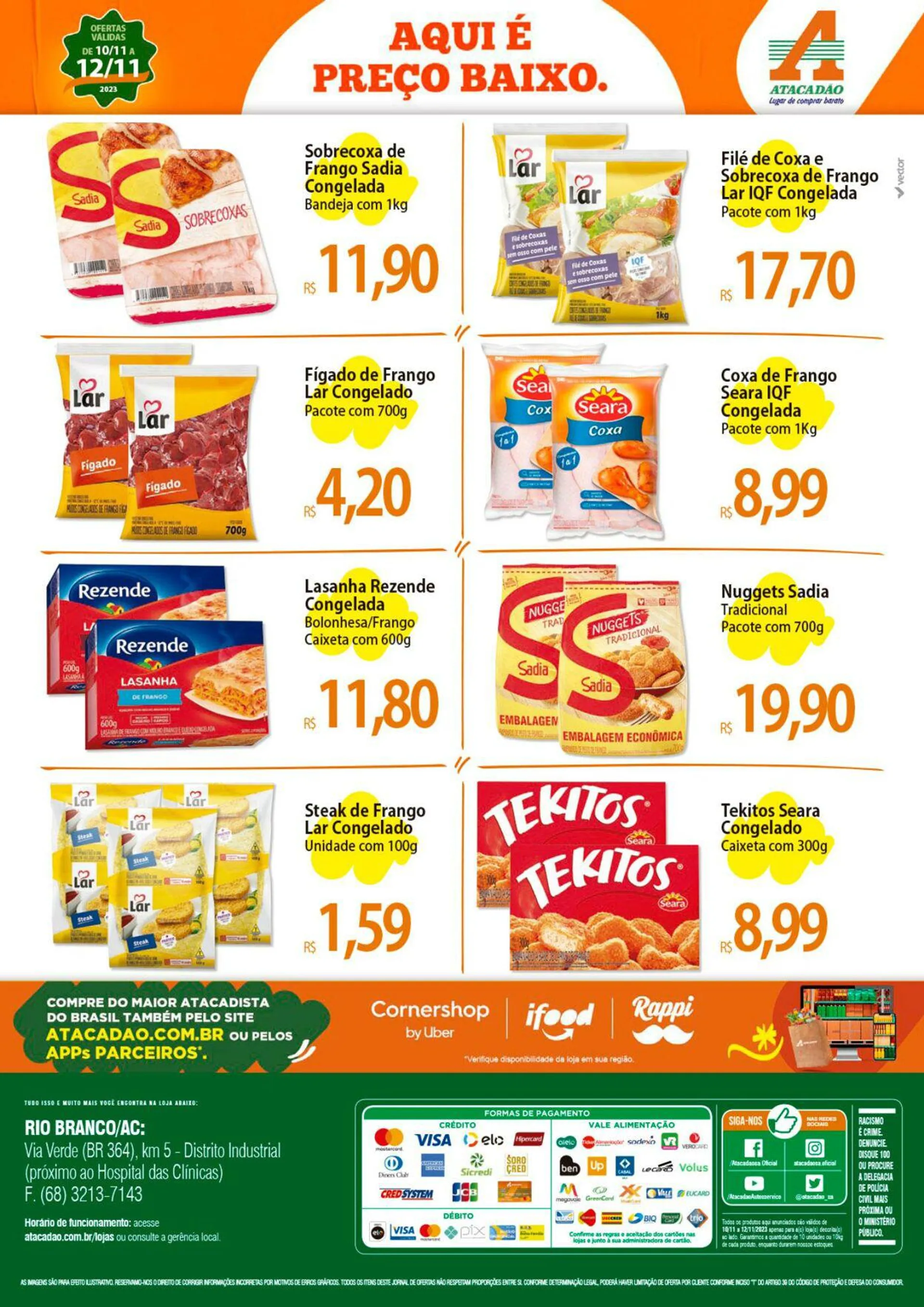 Encarte de Atacadão - AC - Rio Branco 10 de novembro até 12 de novembro 2023 - Pagina 2