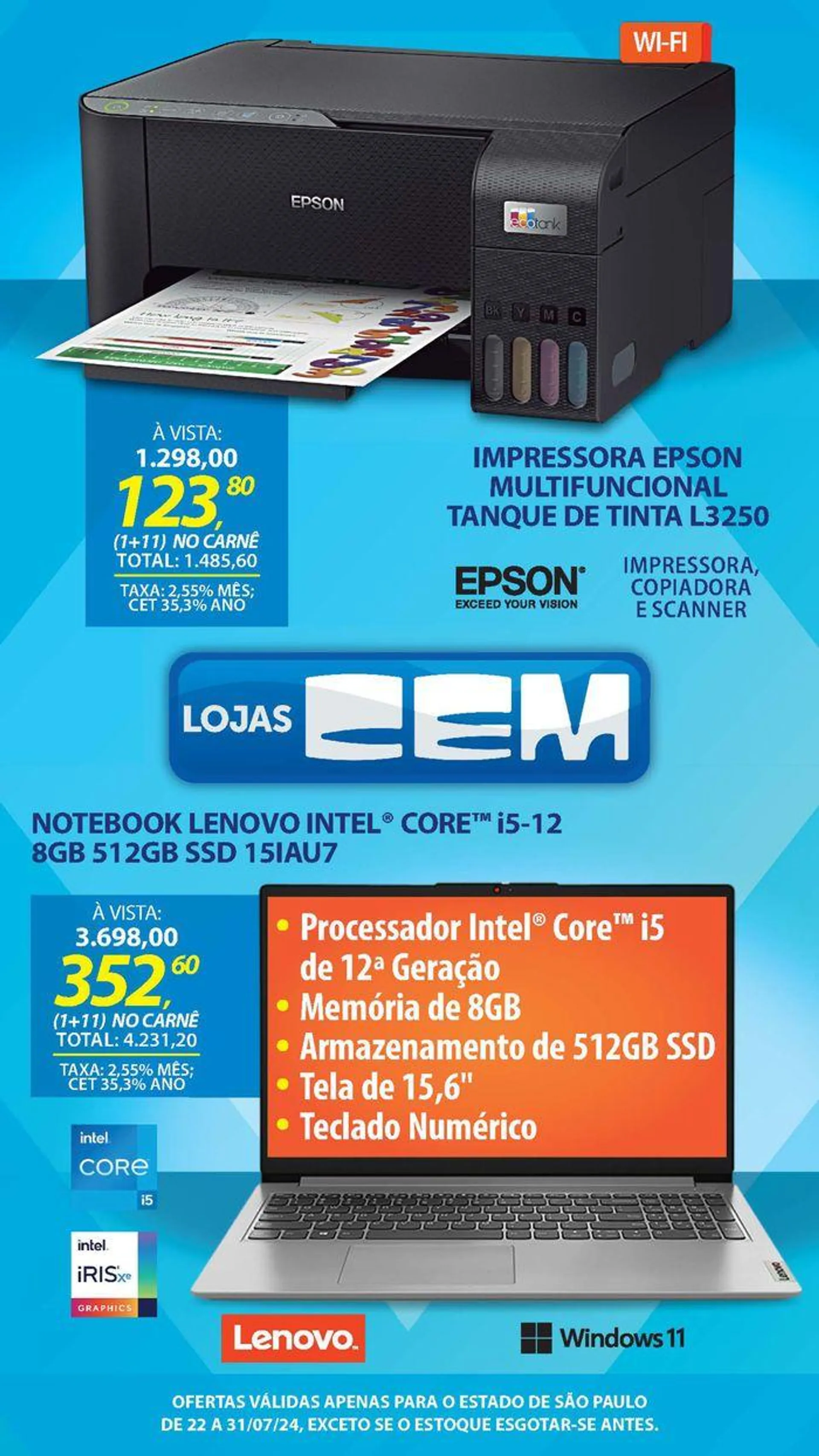 Oferta Lojas Cem - 11