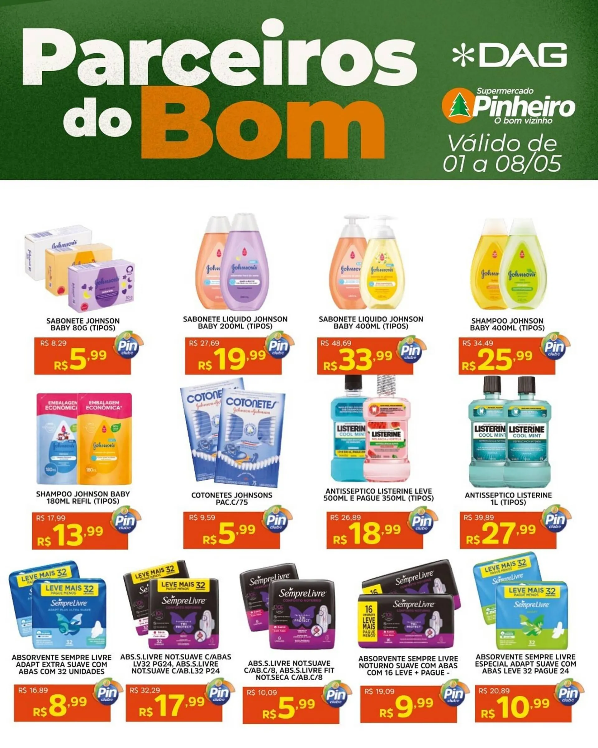 Encarte de Catálogo Pinheiro Supermercado 2 de maio até 8 de maio 2025 - Pagina 1