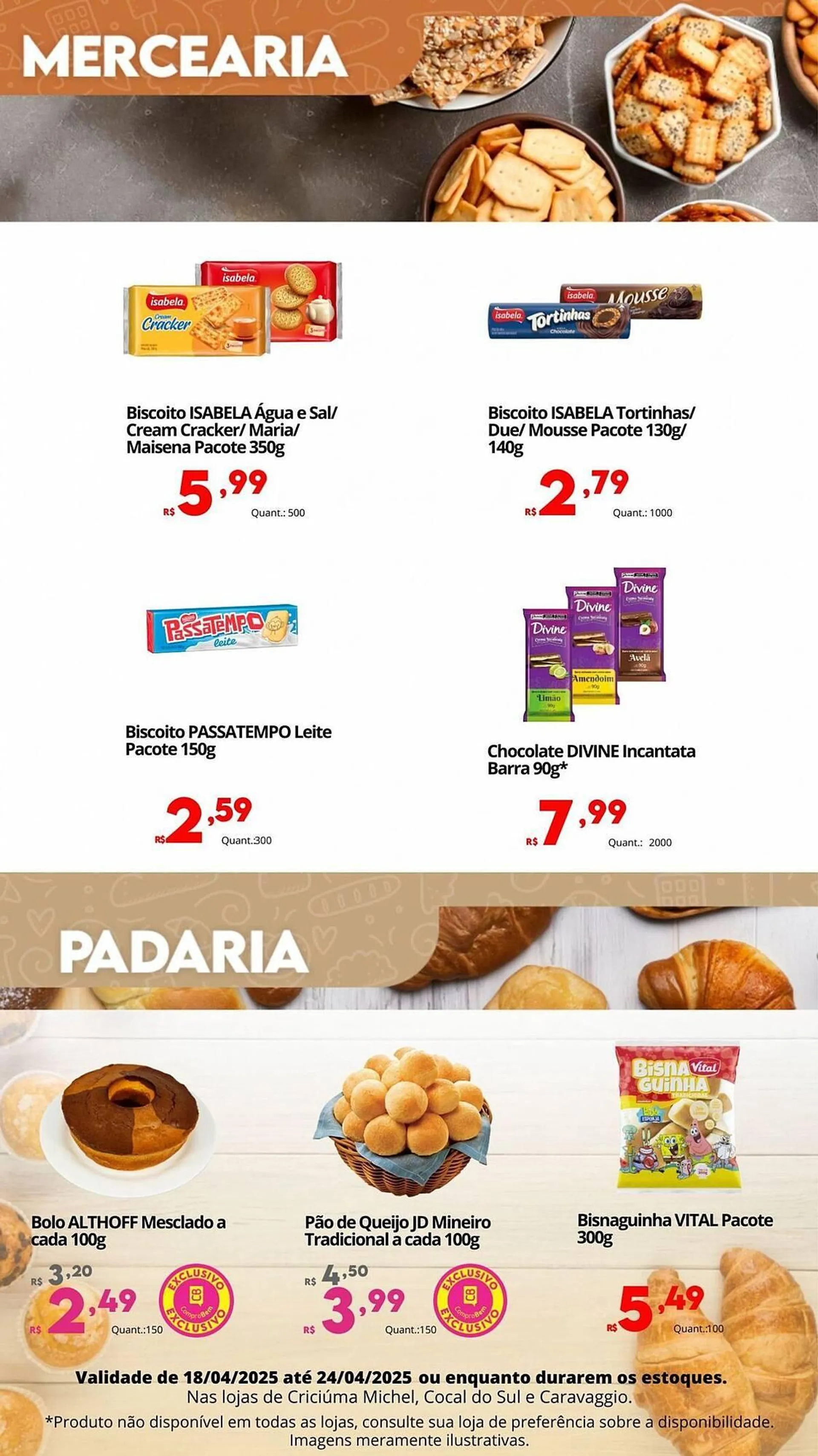 Encarte de Catálogo Althoff Supermercados 18 de abril até 24 de abril 2025 - Pagina 3