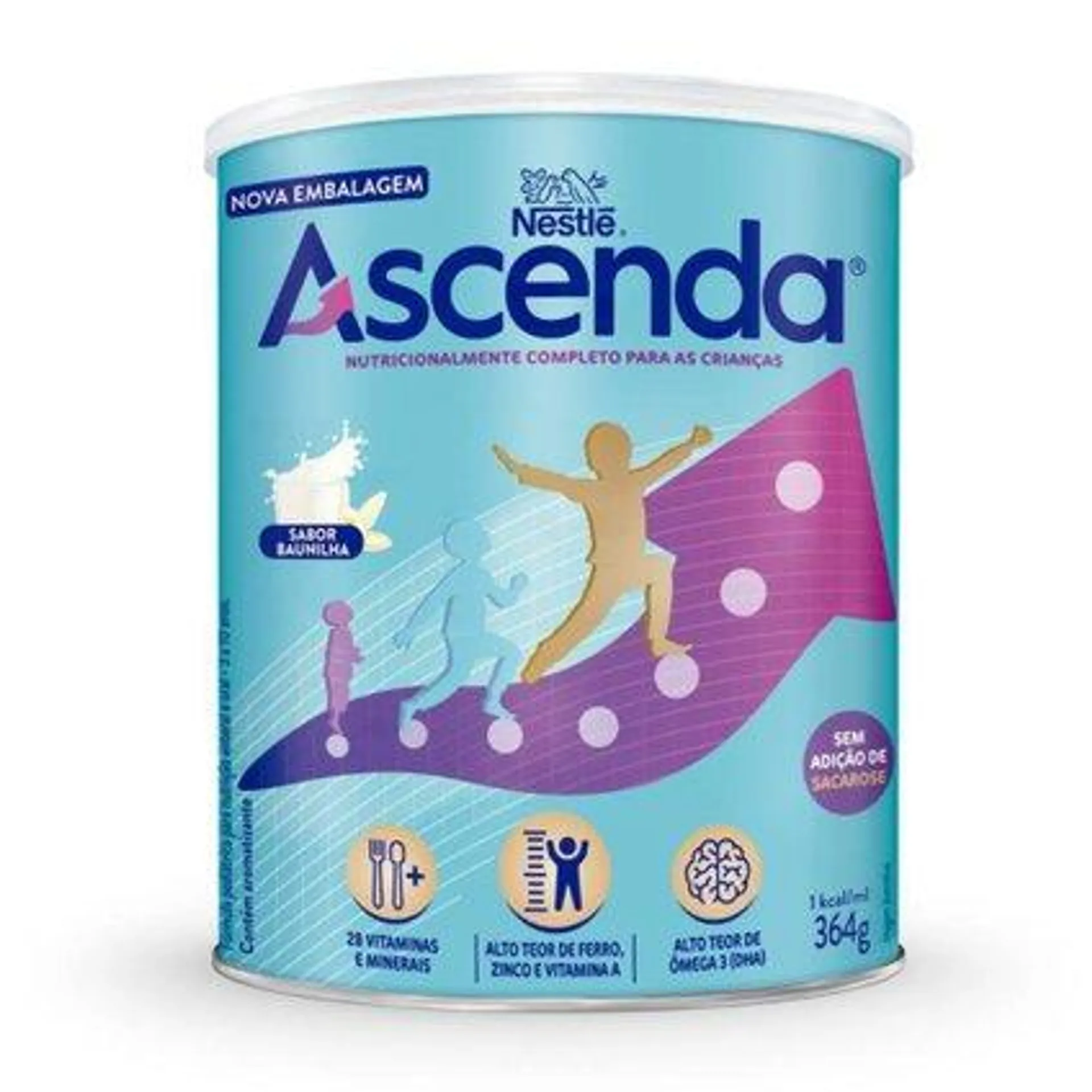 Suplemento Alimentar Ascenda Baunilha 364g