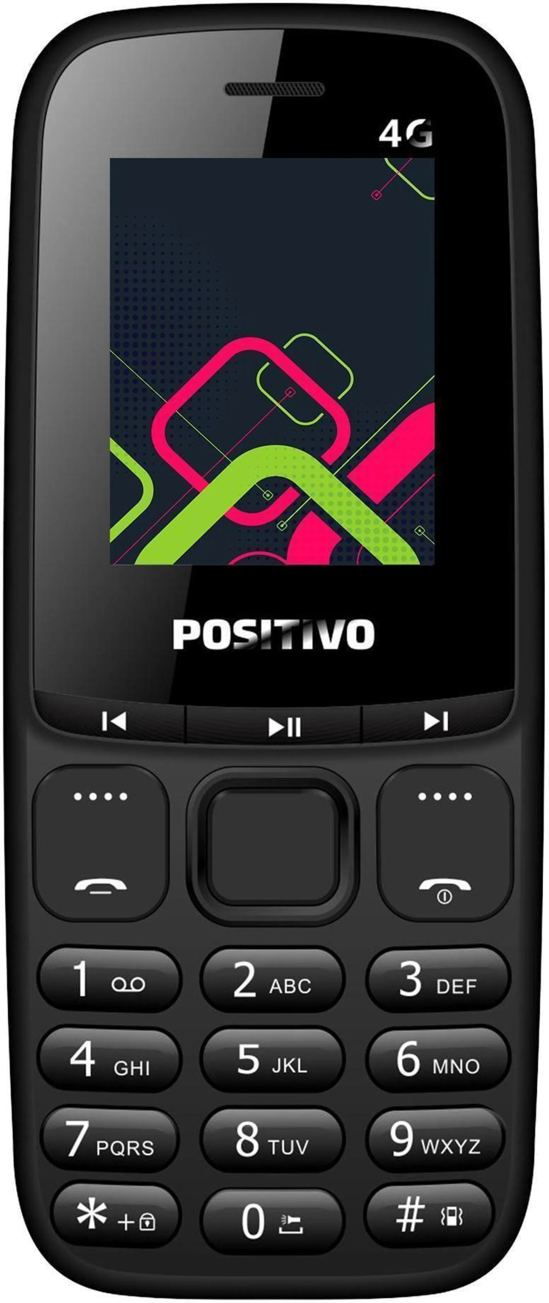 Smartphone / Telefone Celular Positivo P26 4G Dual Chip Preto