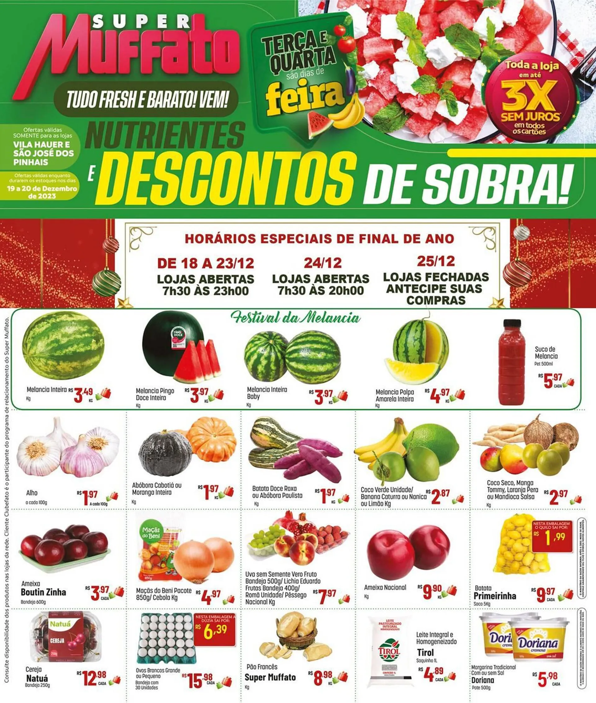 Encarte de Catálogo Muffato 19 de dezembro até 20 de dezembro 2023 - Pagina 1