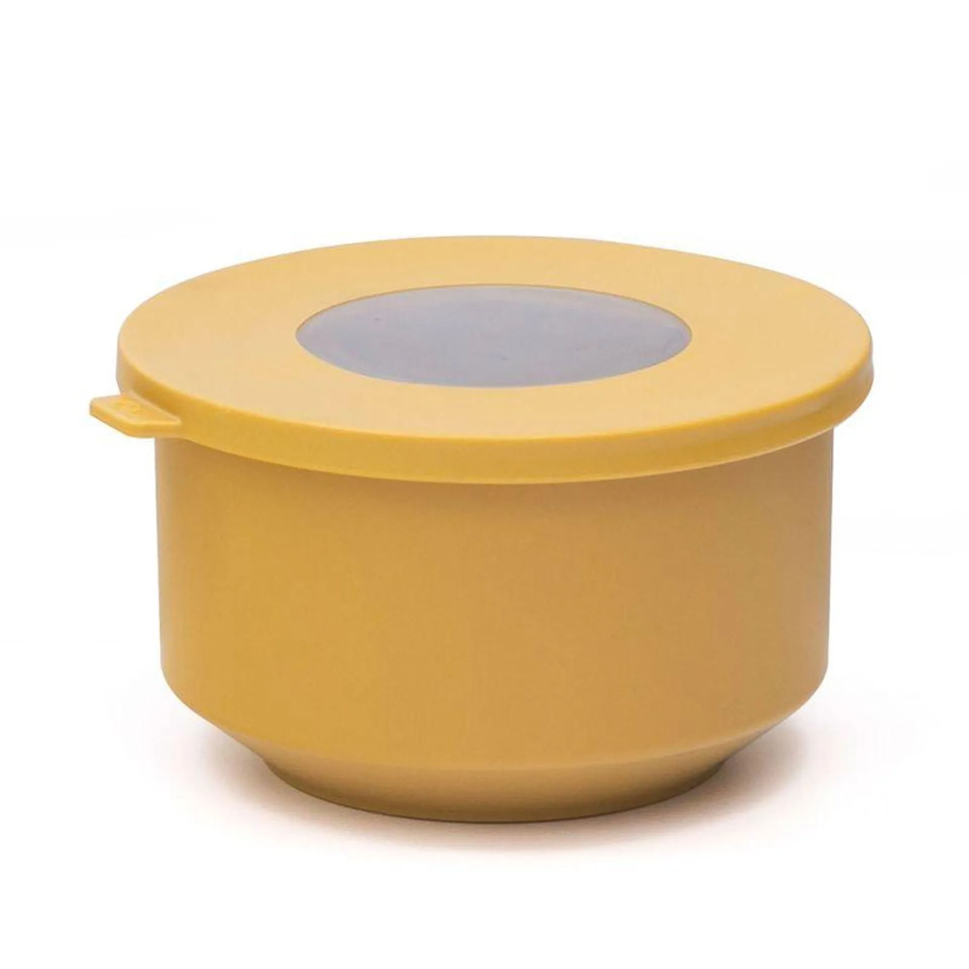 Pote de Plástico Redondo Hoop 500mL Amarelo - Coza