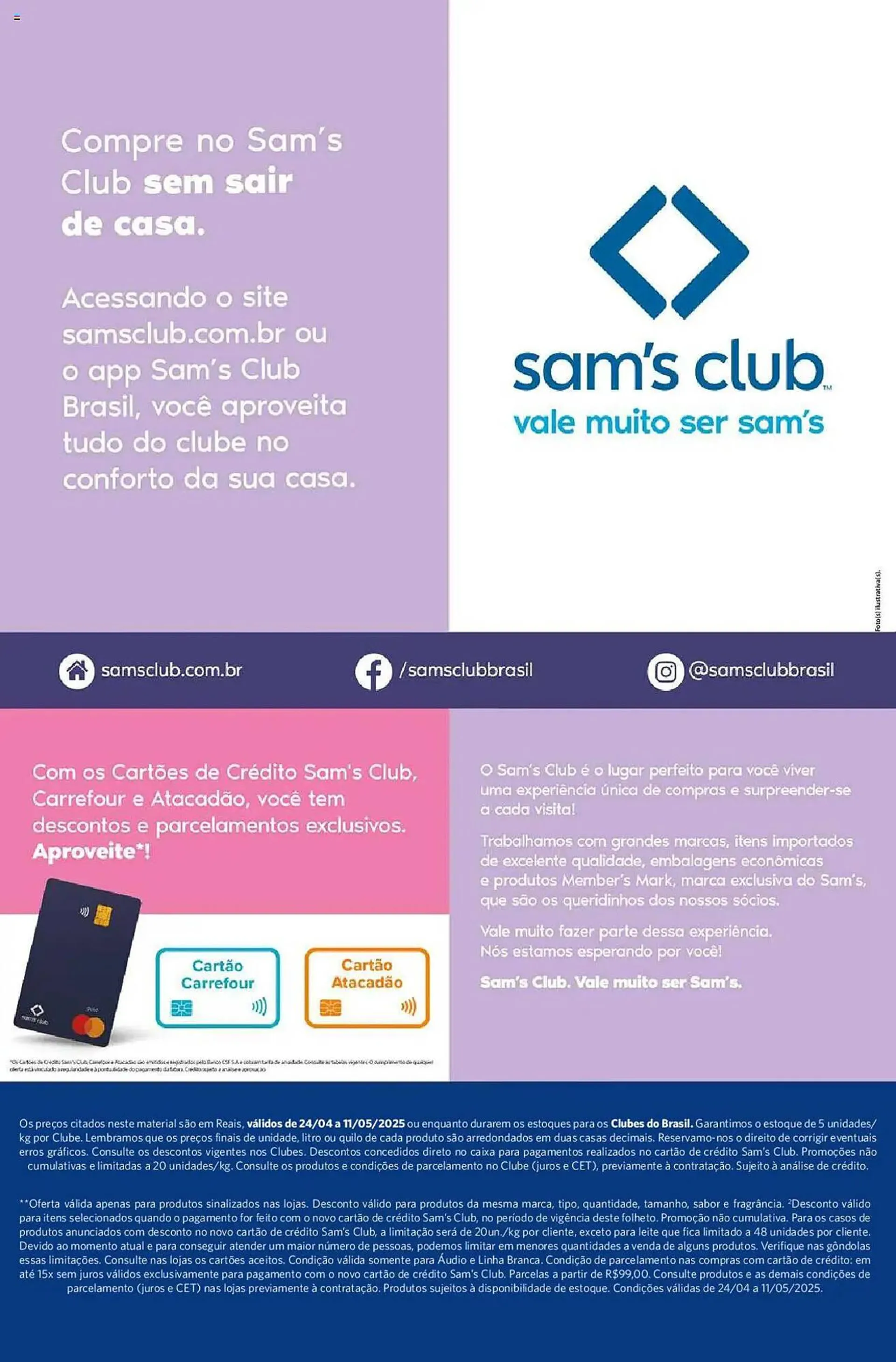 Encarte de Catálogo Sam's Club 24 de abril até 11 de maio 2025 - Pagina 11