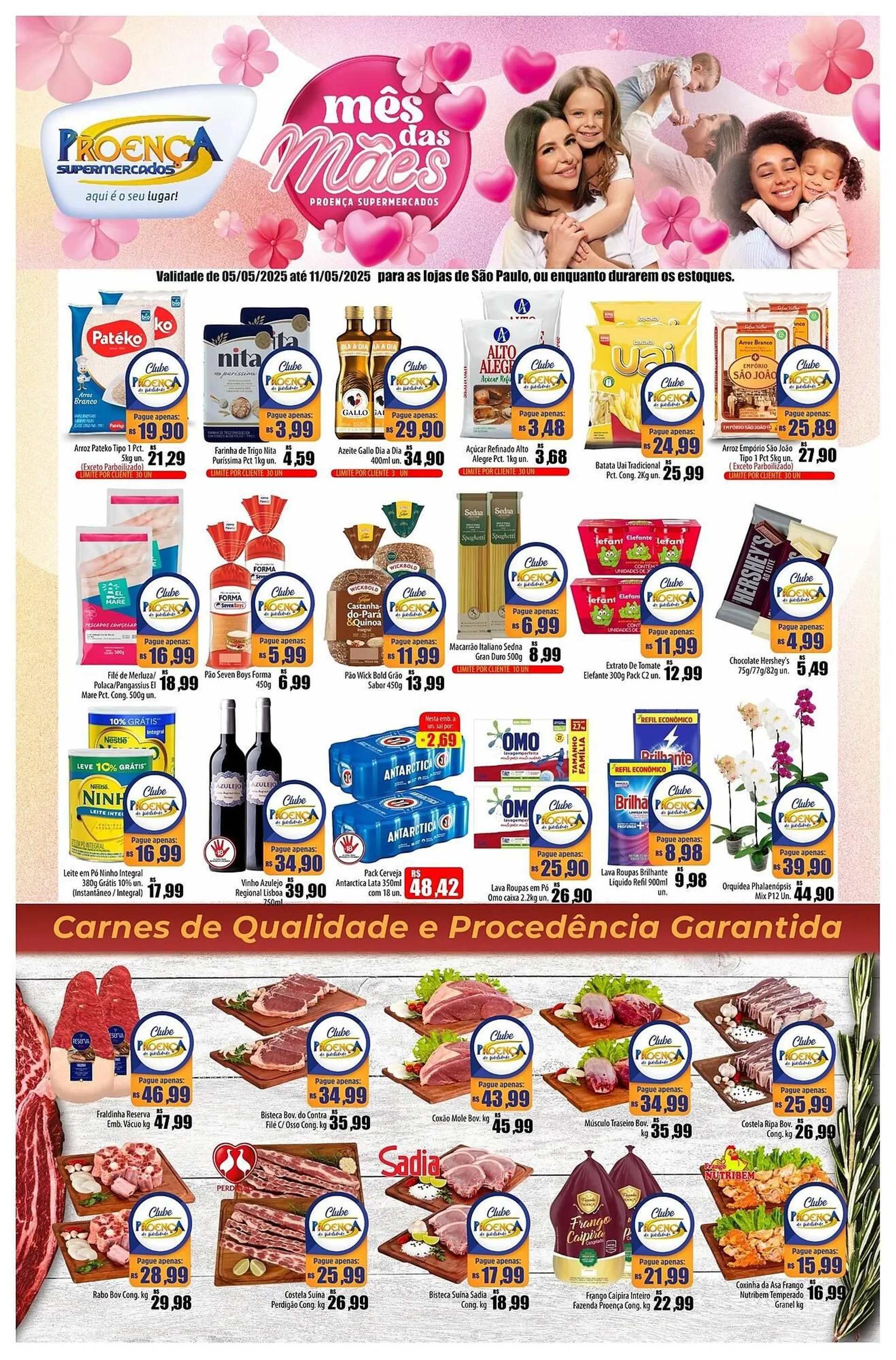 Encarte de Catálogo Proença Supermercados 5 de maio até 11 de maio 2025 - Pagina 1