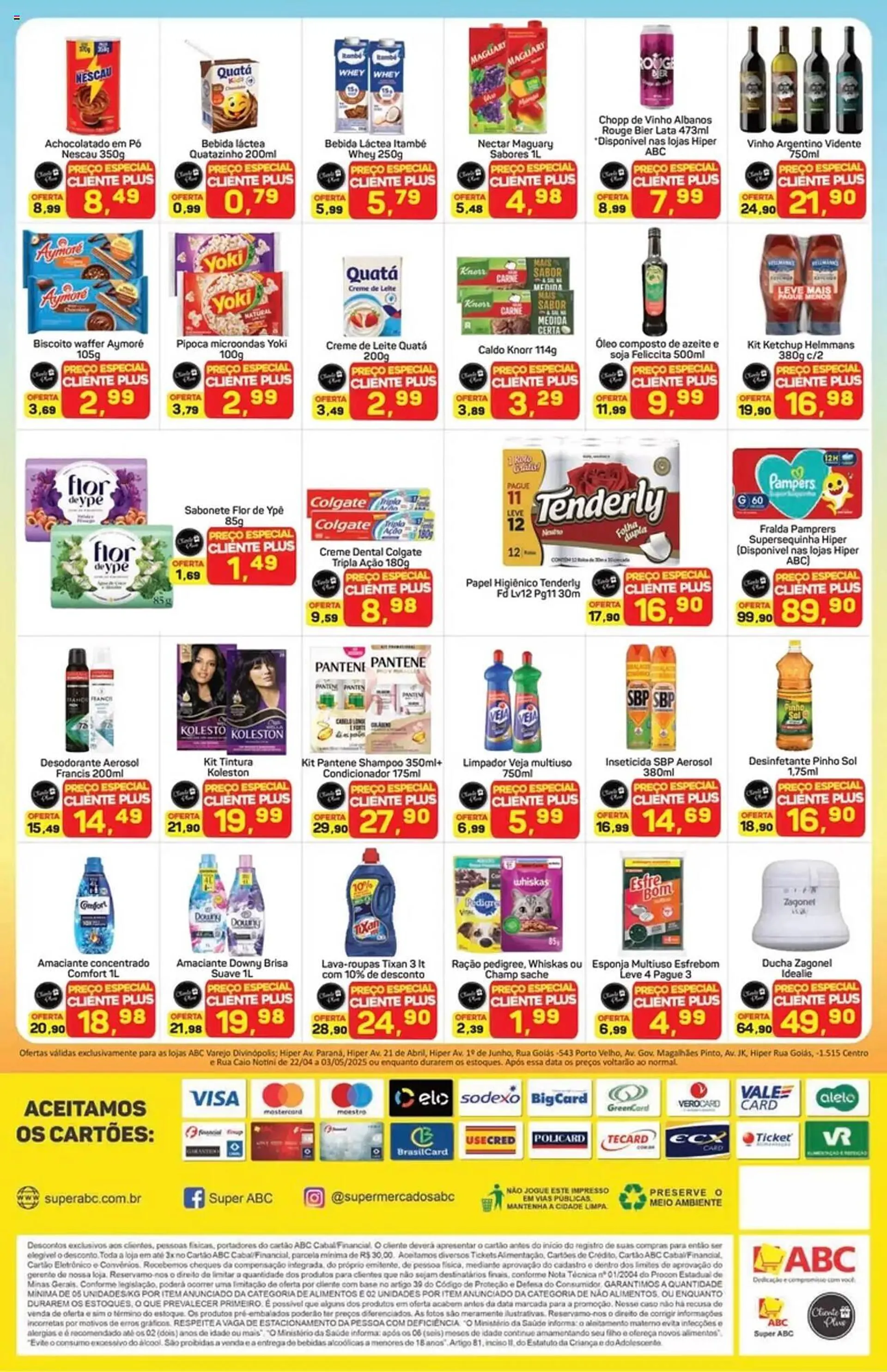 Encarte de Catálogo Supermercados ABC 22 de abril até 3 de maio 2025 - Pagina 2