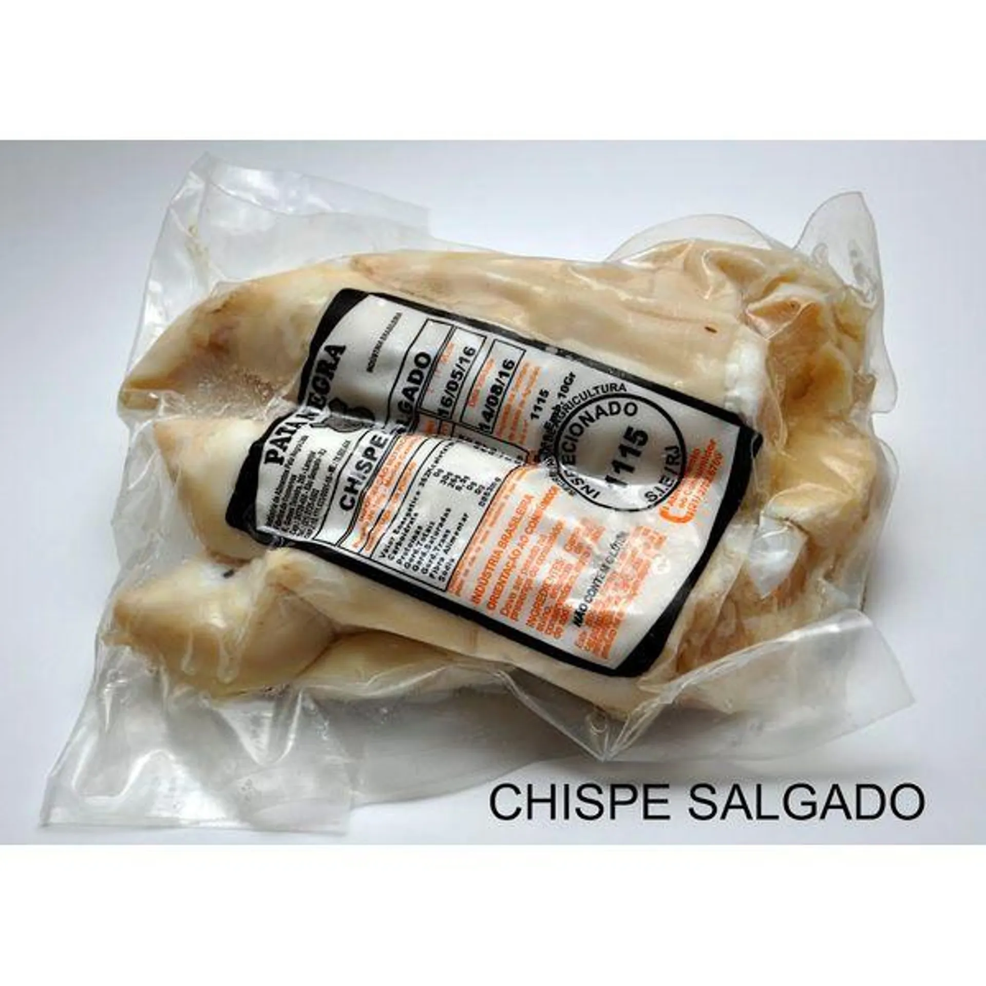 Chispe Suíno Salgado Pata Negra 600g