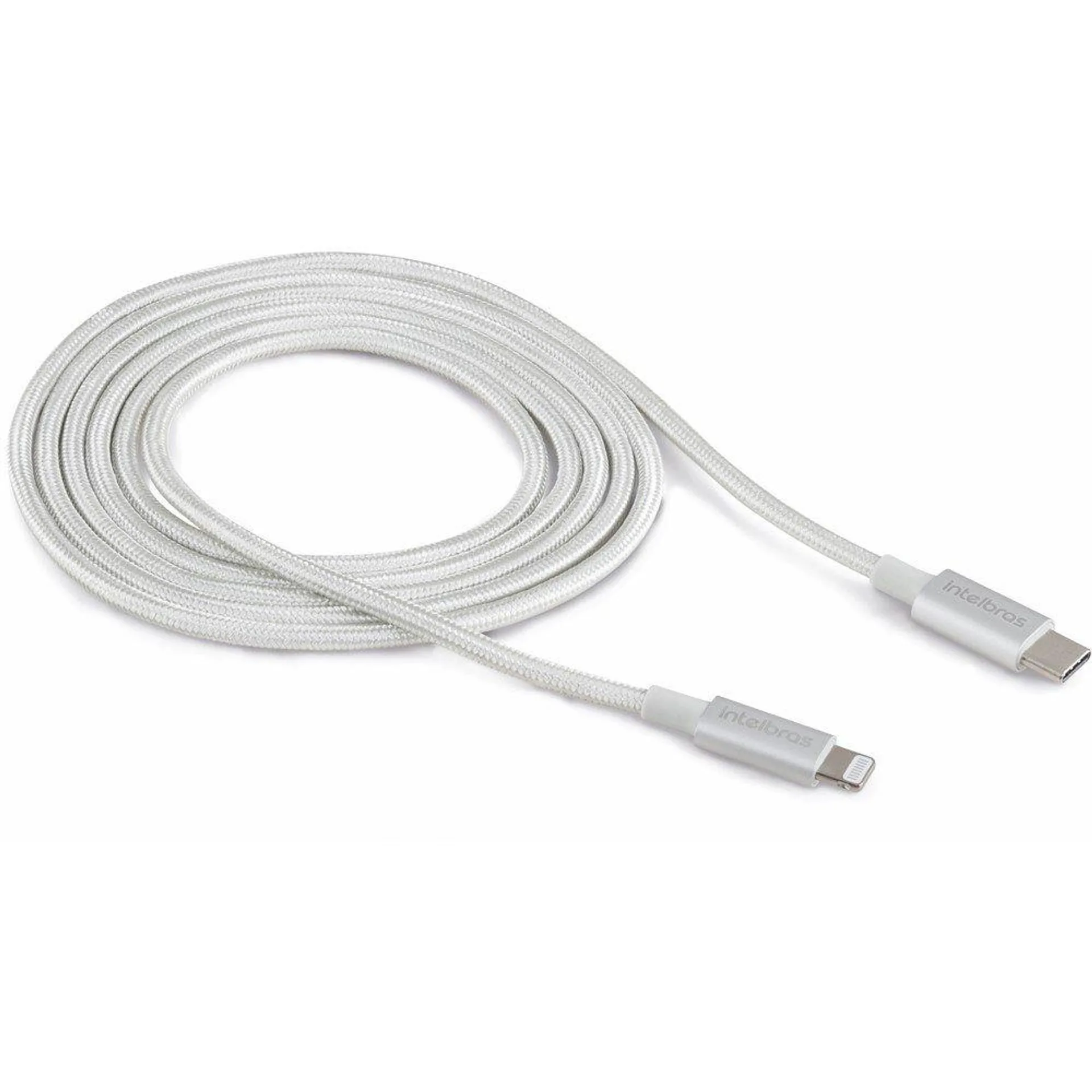 Cabo Intelbras USB-C Lightning Nylon 1.5m para Smartphones