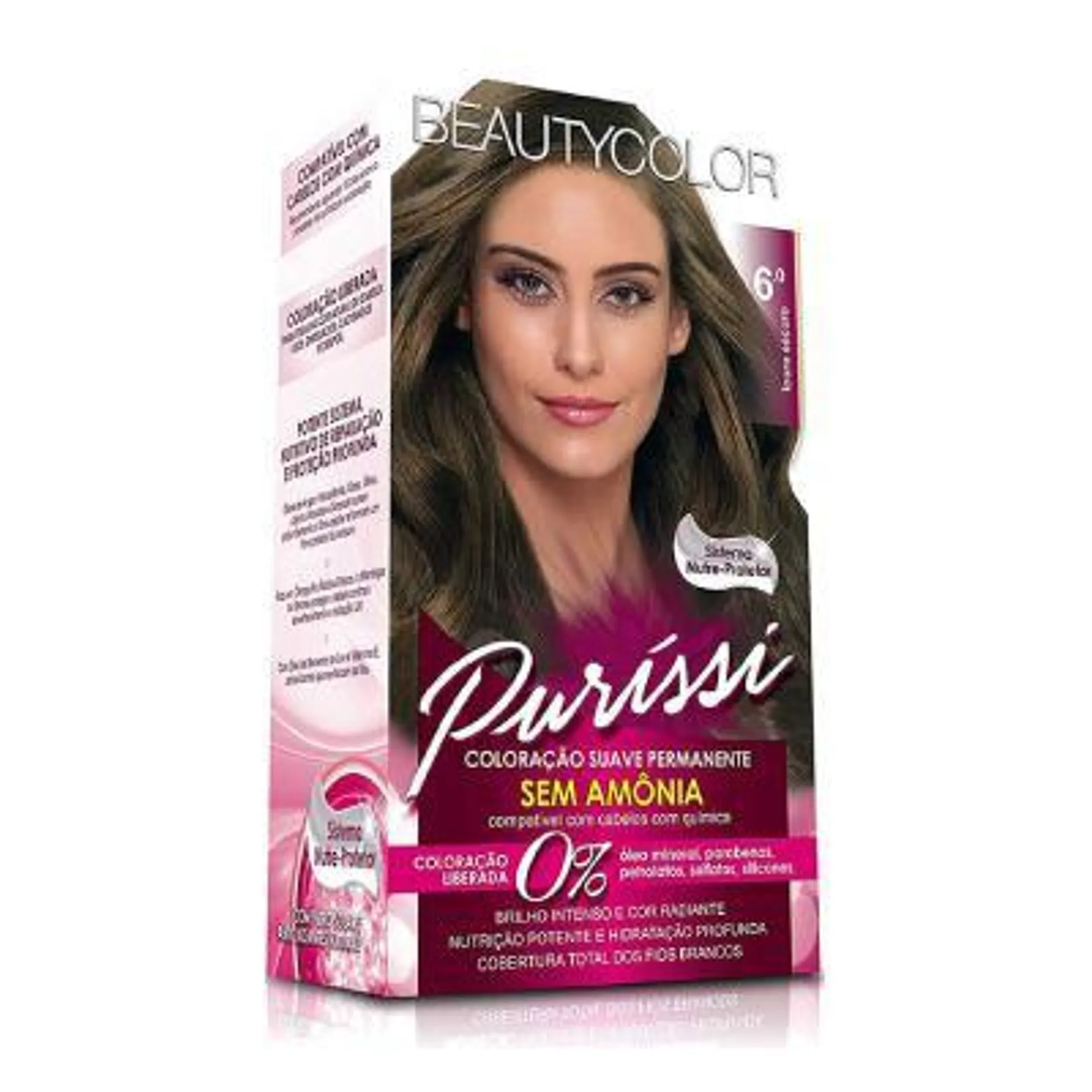 Tintura Beauty Color Puríssi N.6.0 Louro Escuro