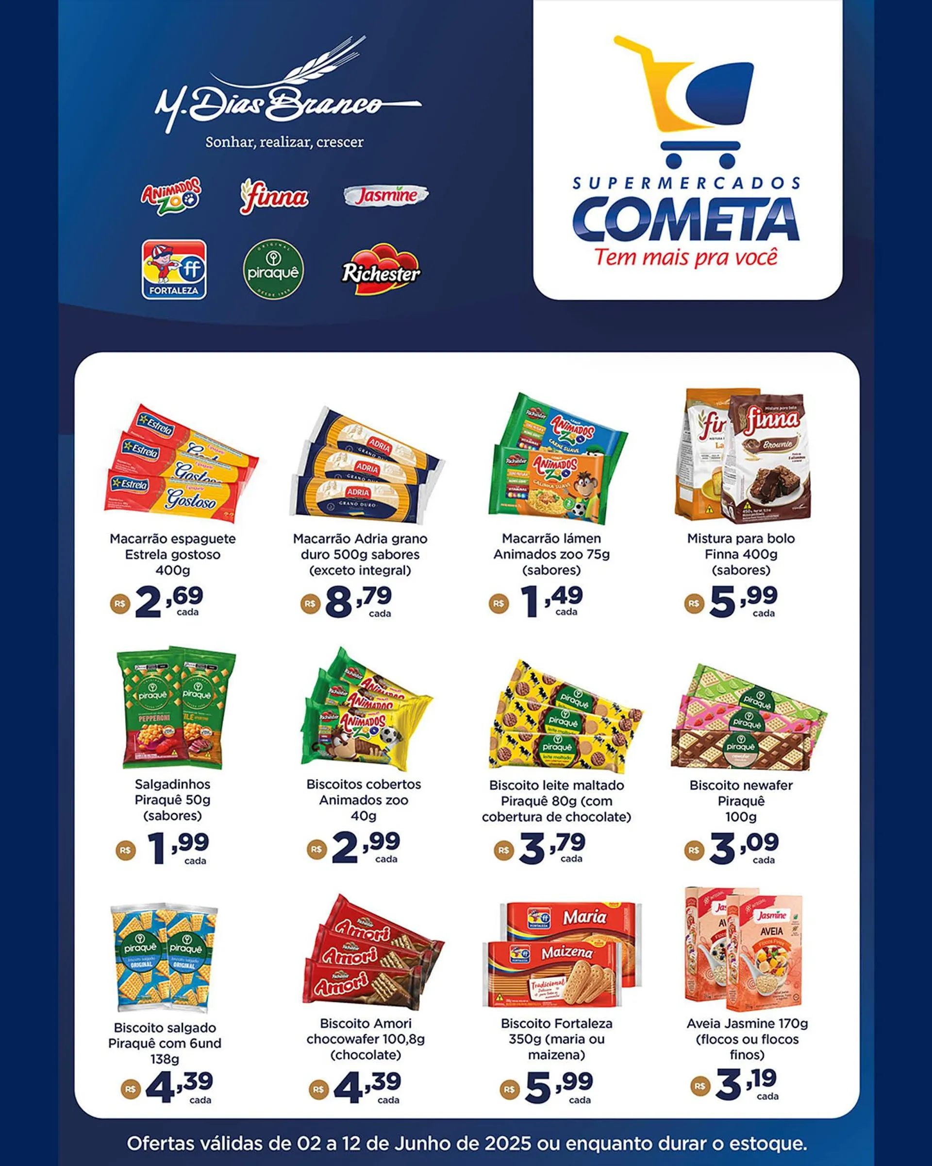 Encarte de Catálogo Cometa Supermercados 4 de junho até 12 de junho 2025 - Pagina 2