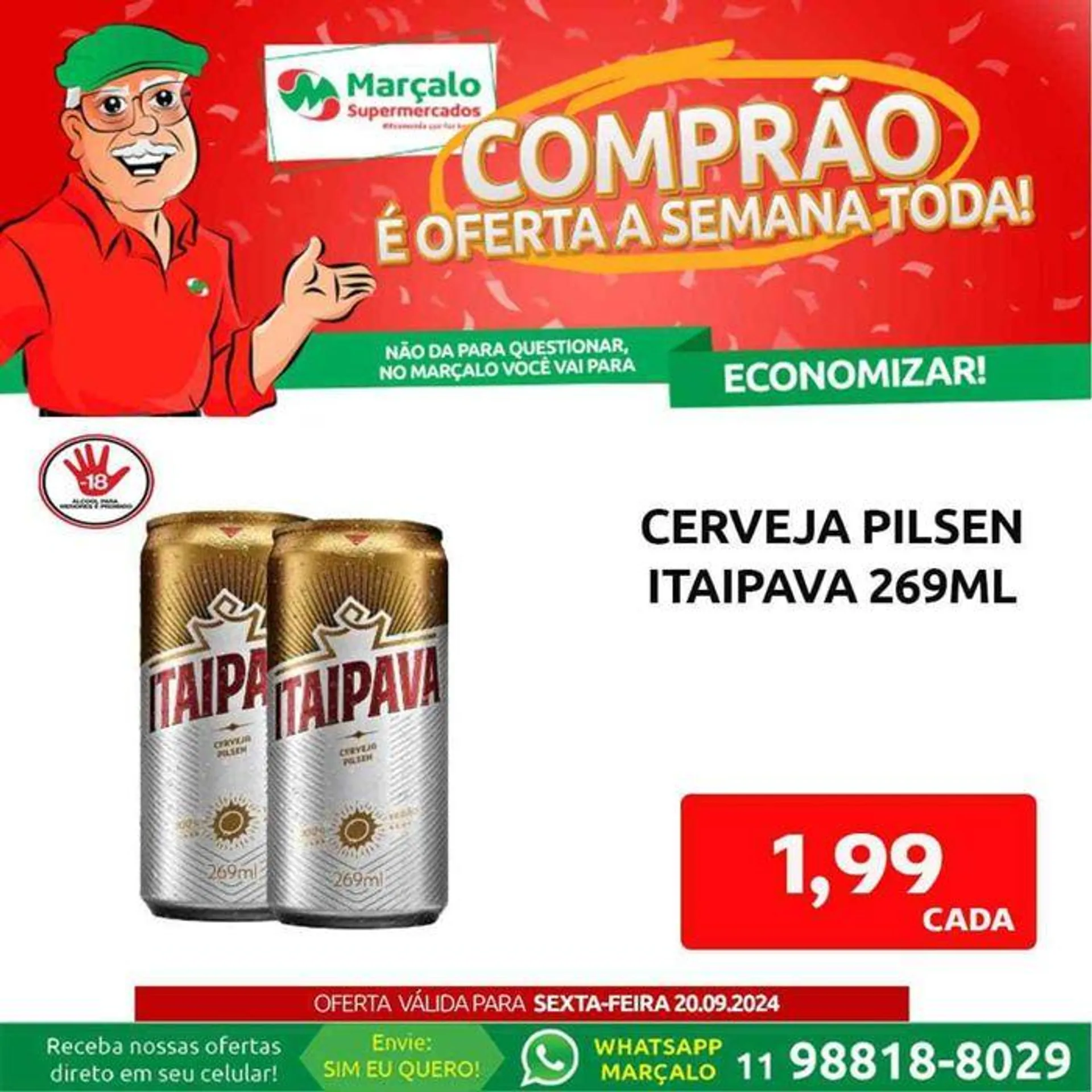 Encarte de Oferta Supermercados Marçalo 20 de setembro até 20 de setembro 2024 - Pagina 5