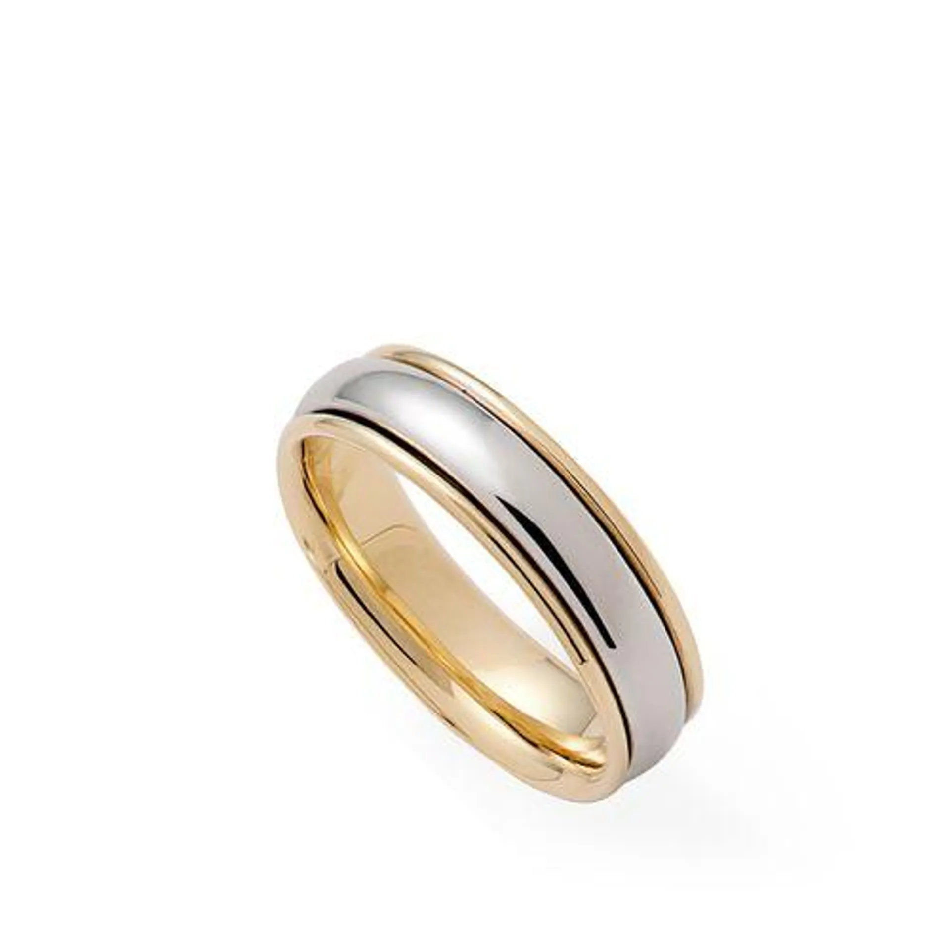 Aliança de ouro amarelo e ouro branco 18K - Eternity - Alianças HStern