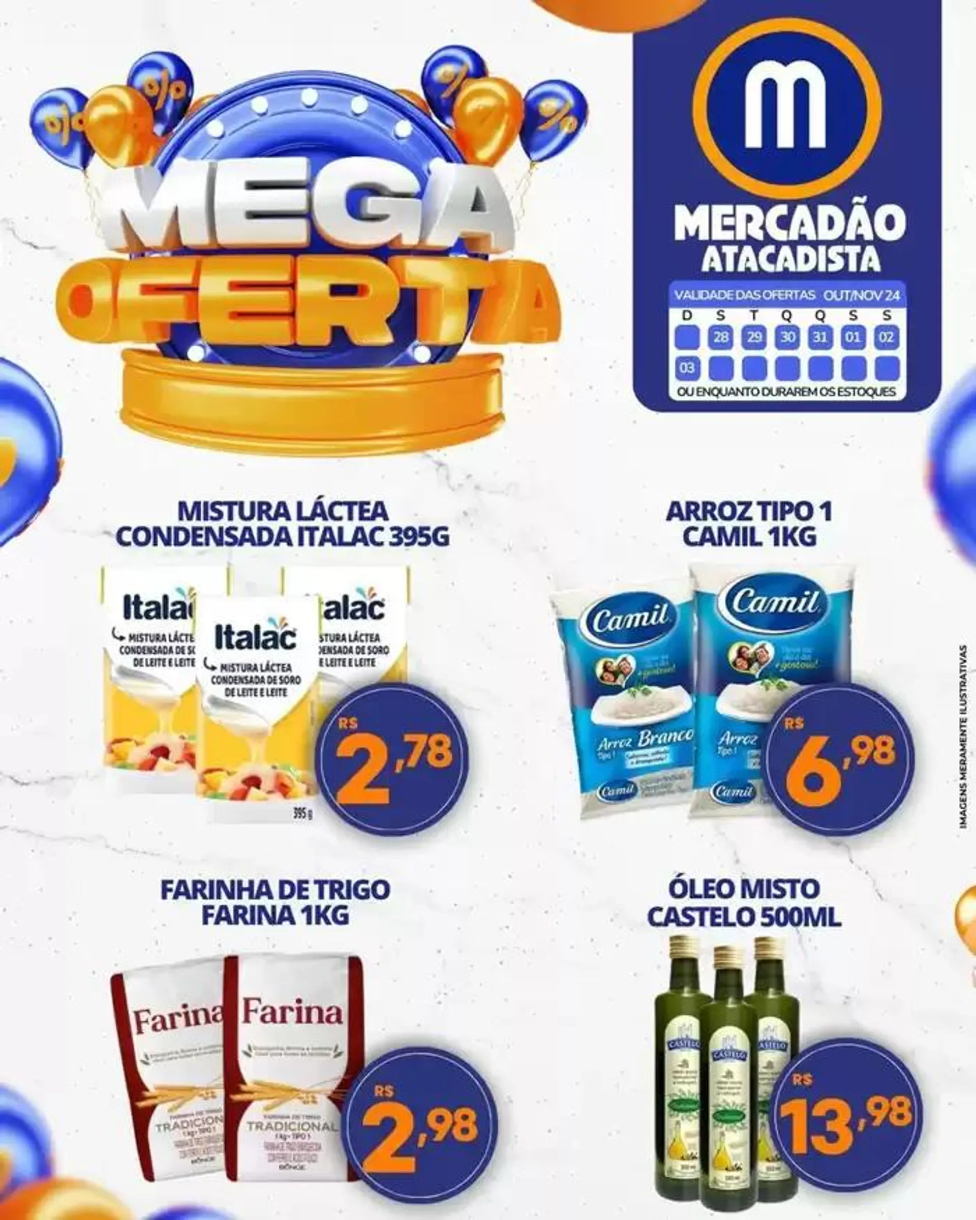 Encarte de Melhor Ofertas Mercadão Atacadista 31 de outubro até 3 de novembro 2024 - Pagina 14