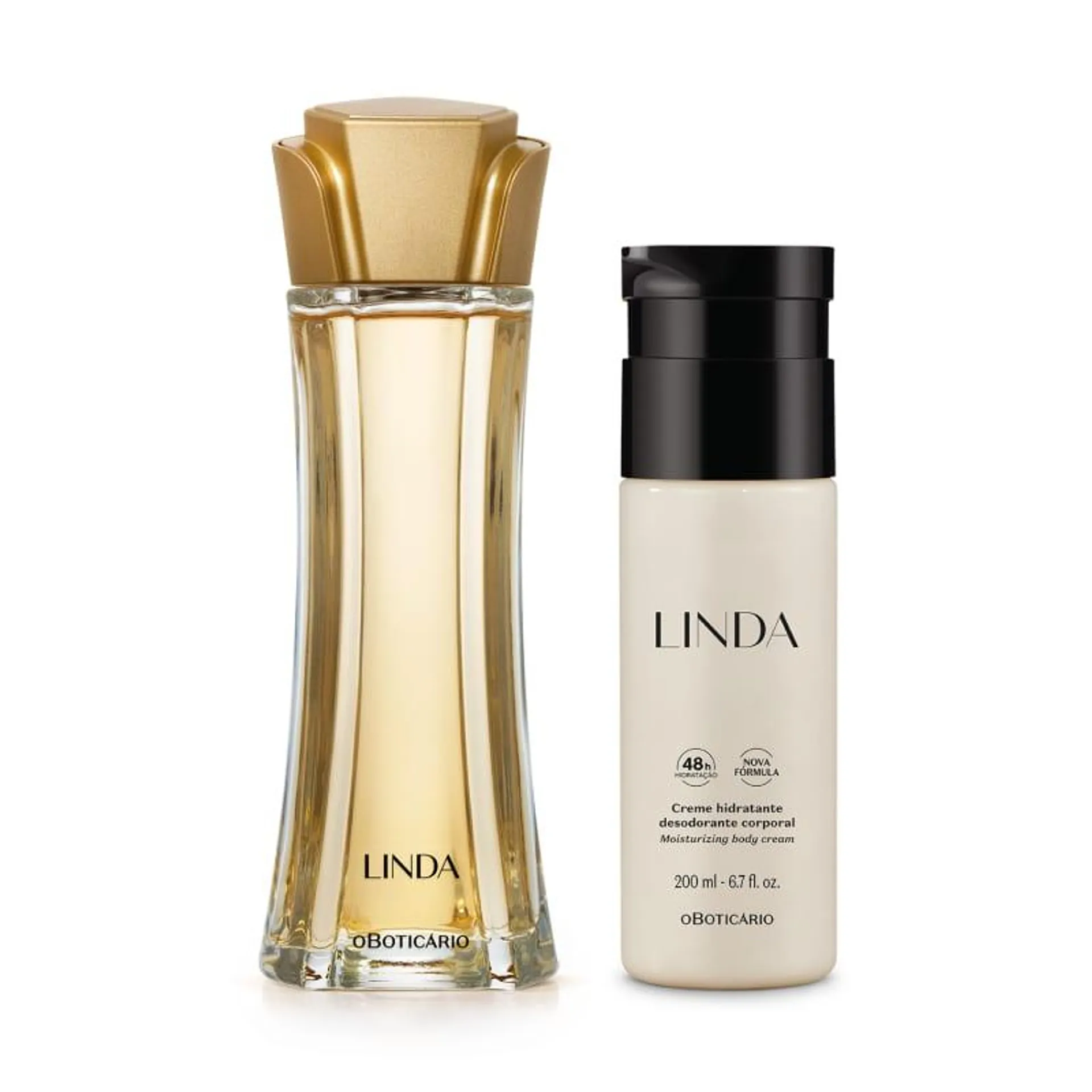 Combo Linda: Desodorante Colônia 100ml + Creme Hidratante Desodorante Corporal 200ml